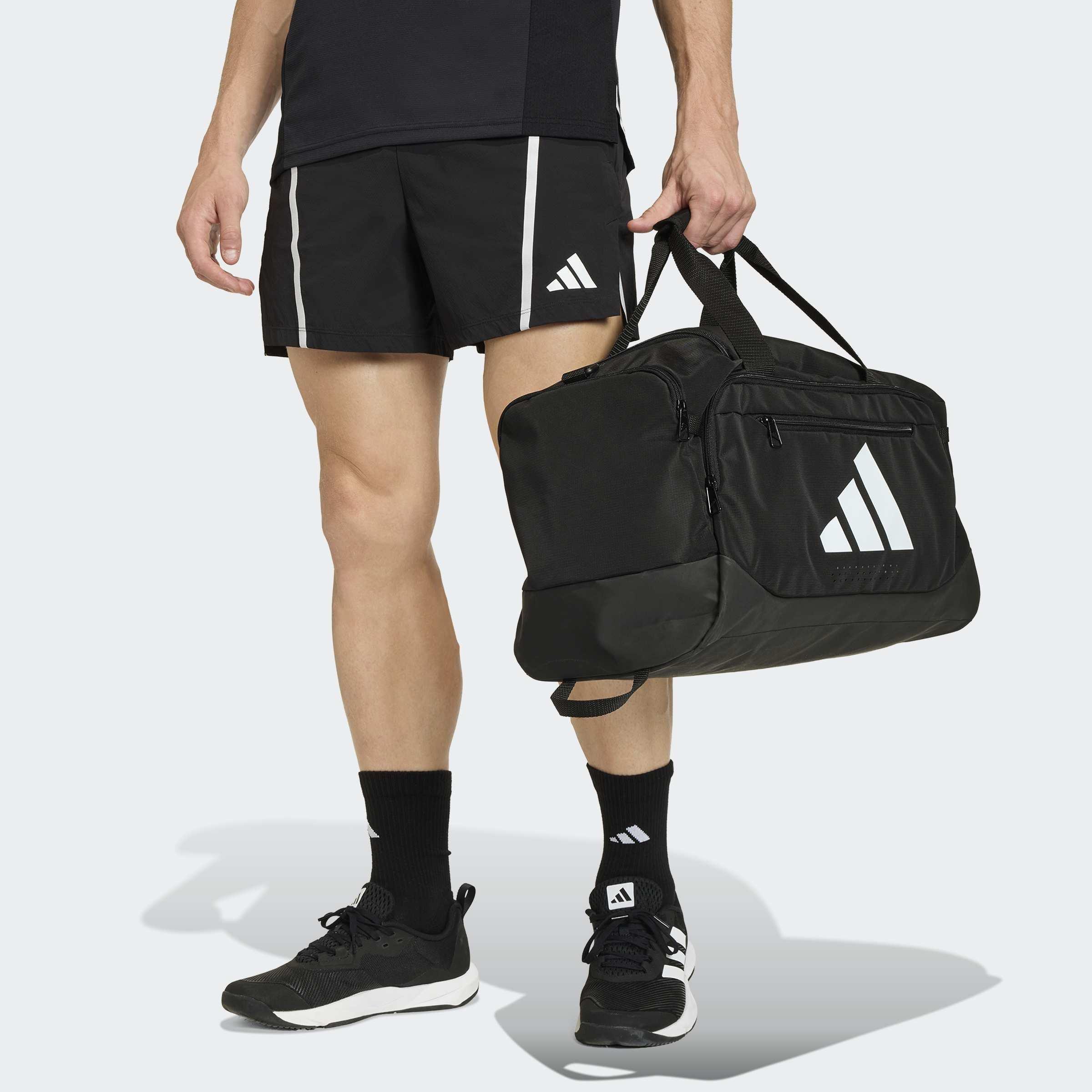 Unisex Training Defender Duffle Bag Small, Black, A701_ONE, large image number 7