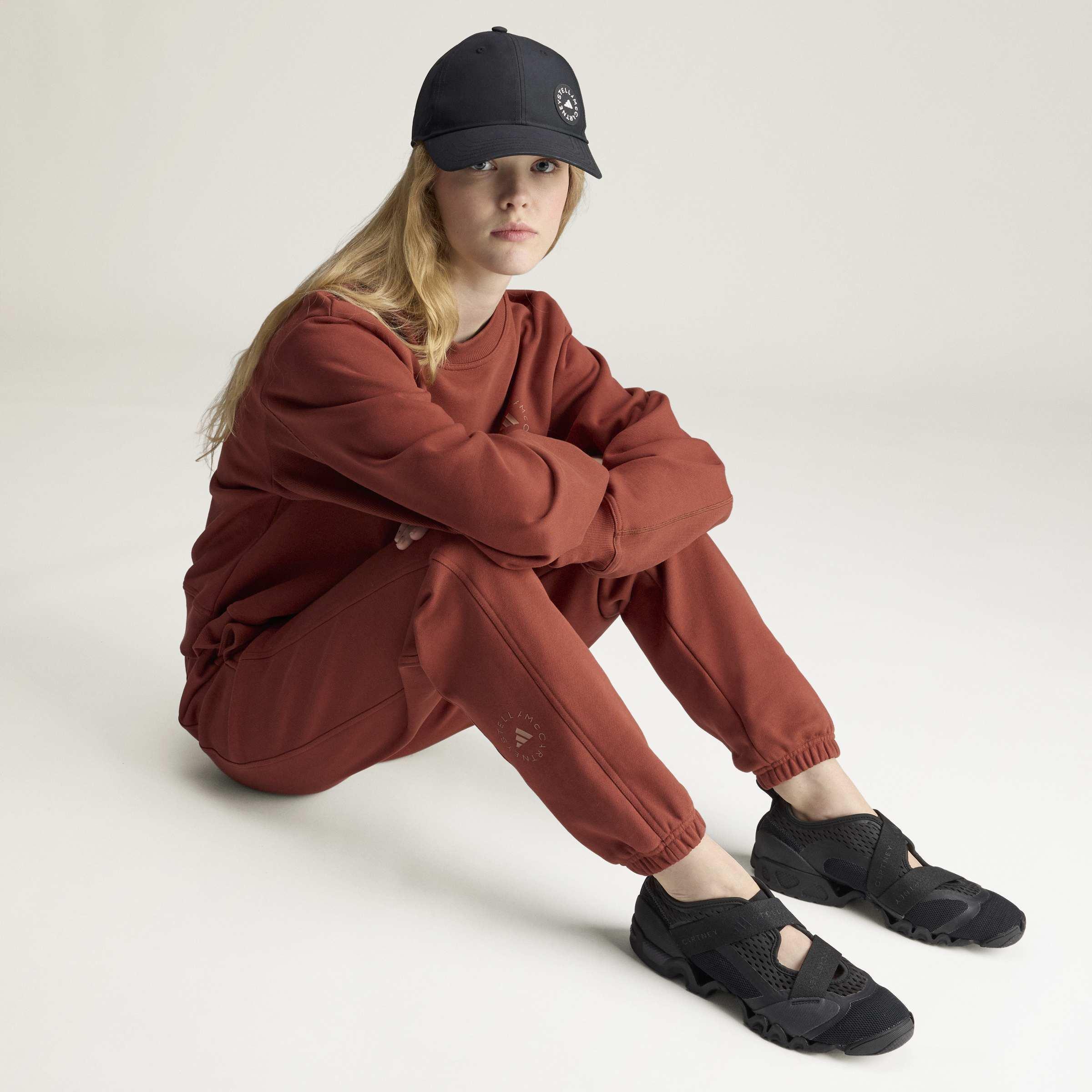 adidas by Stella McCartney Regular Sweat Joggers, Brown, A701_ONE, large image number 3