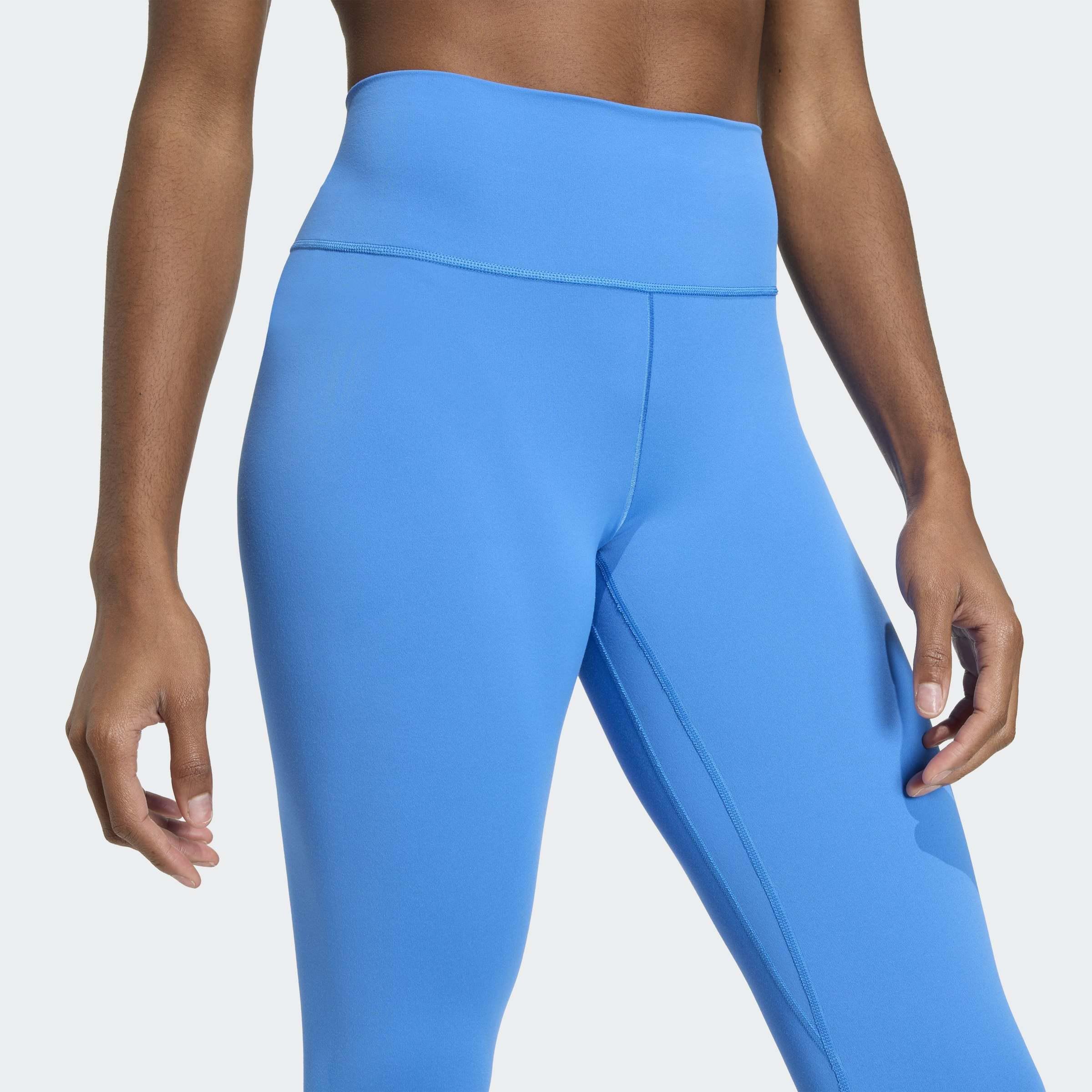 Adidas All Me 7/8 Leggings, Blue, A701_ONE, large image number 2