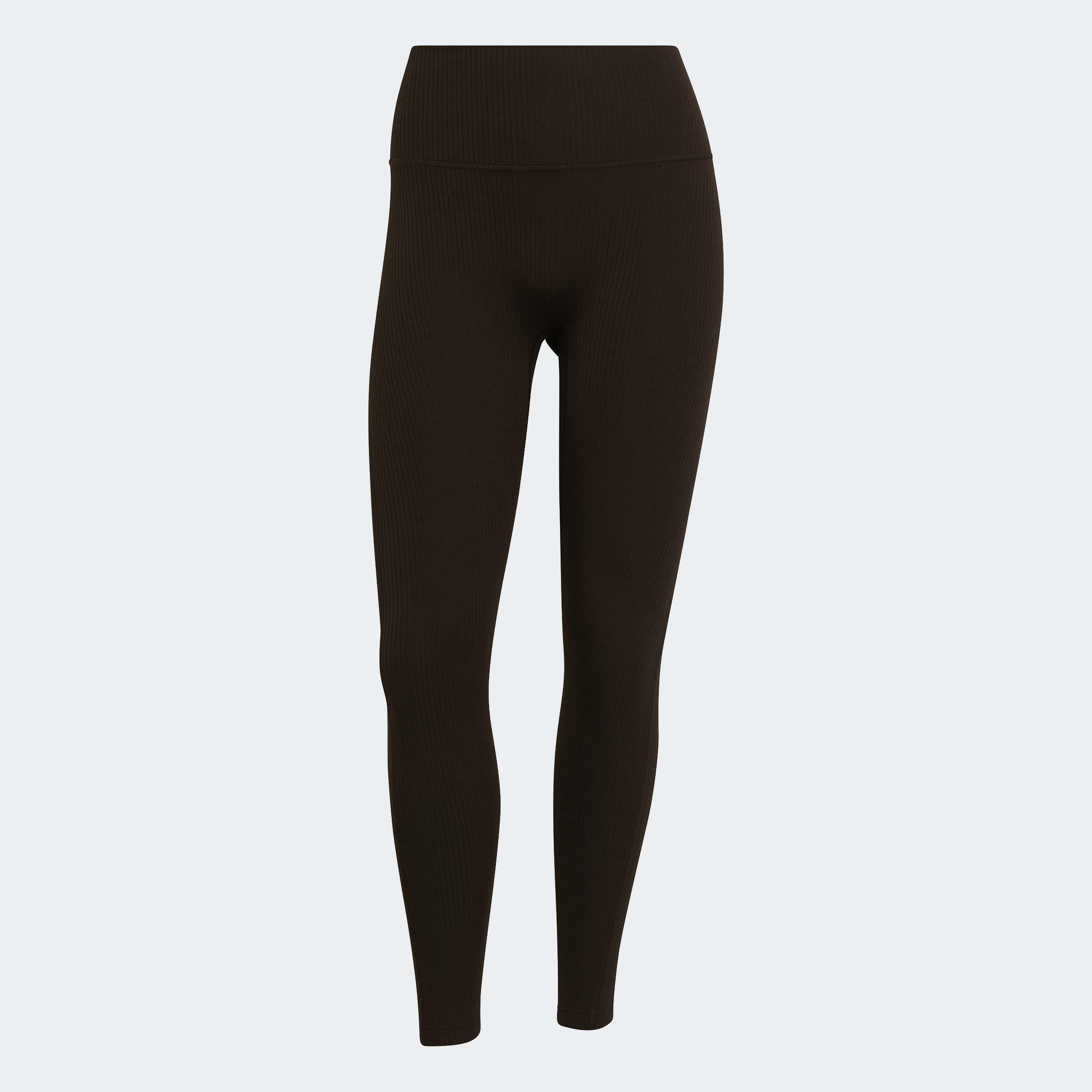 Adidas All Me Rib 7/8 Leggings, Brown