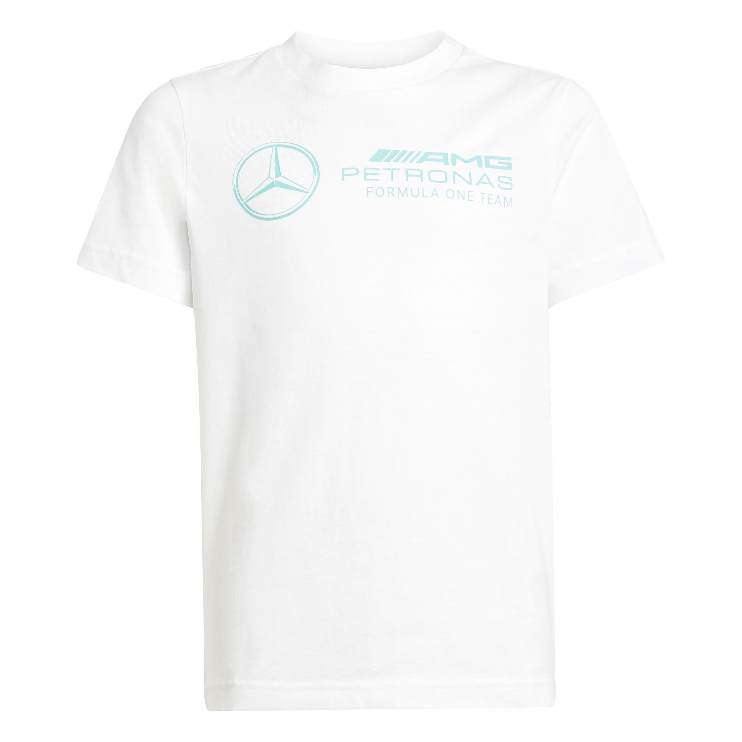 Unisex Kids Mercedes - AMG Petronas Formula One Team DNA Graphic T-Shirt, White, , large image number 0