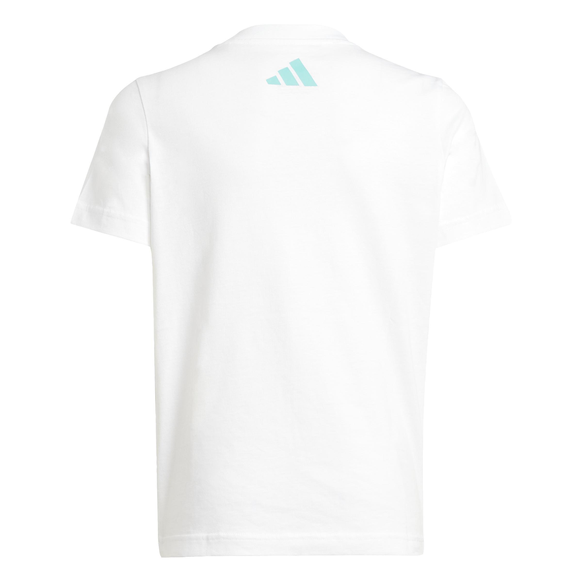 Unisex Kids Mercedes - AMG Petronas Formula One Team DNA Graphic T-Shirt, White, , large image number 1