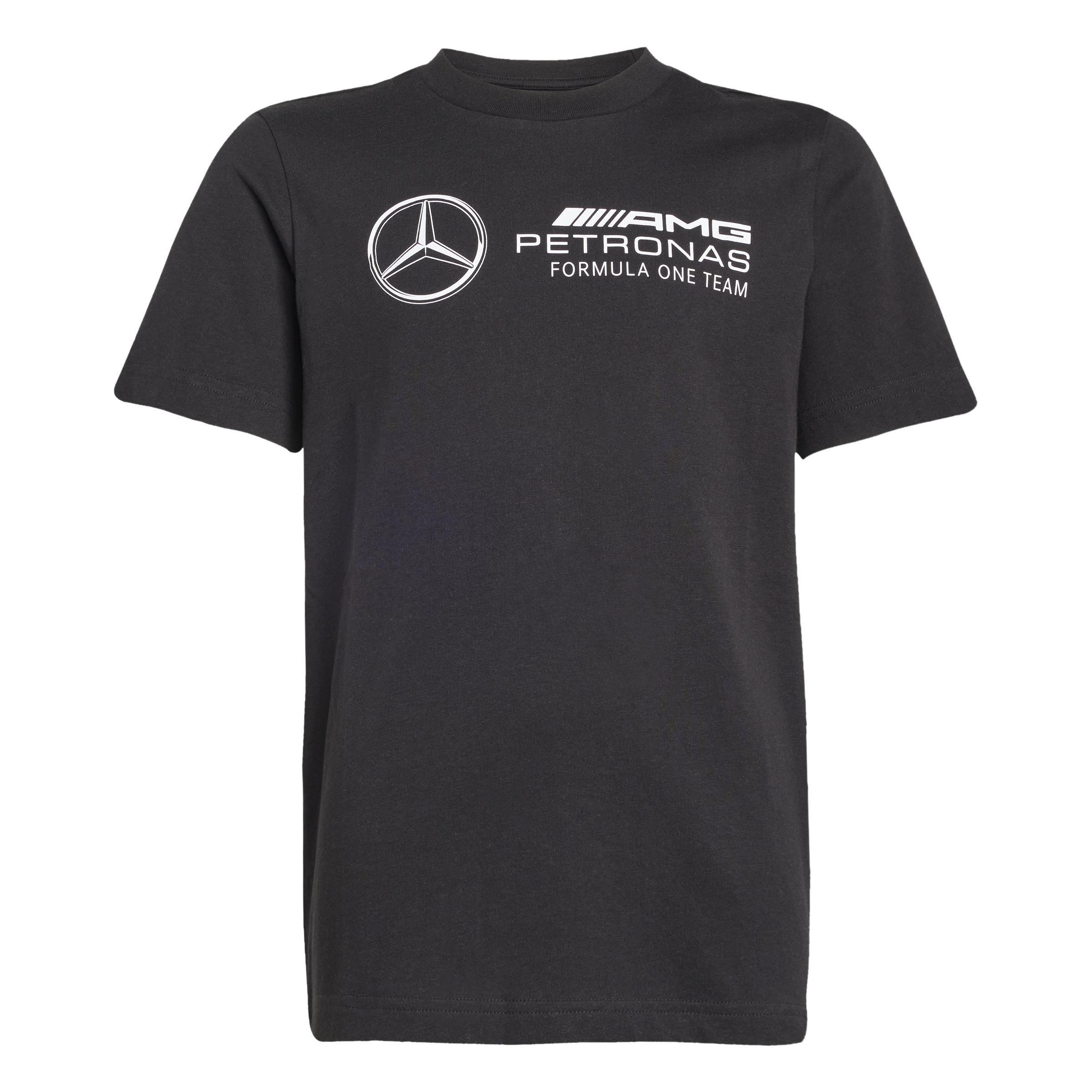 Unisex Kids Mercedes - AMG Petronas Formula One Team DNA Graphic T-Shirt, Black, , large image number 0