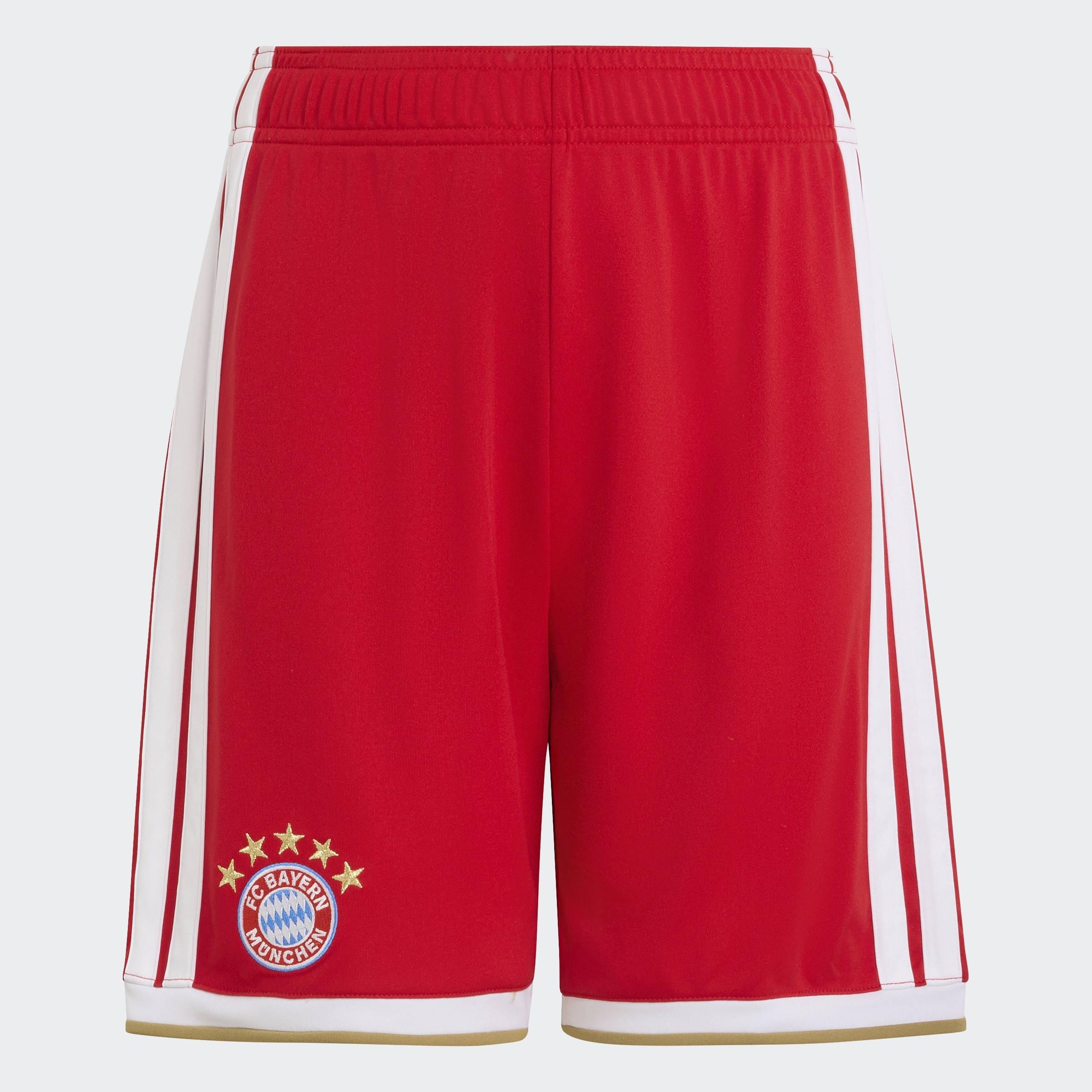 Kids Unisex FC Bayern 26/27 Home Shorts, Red