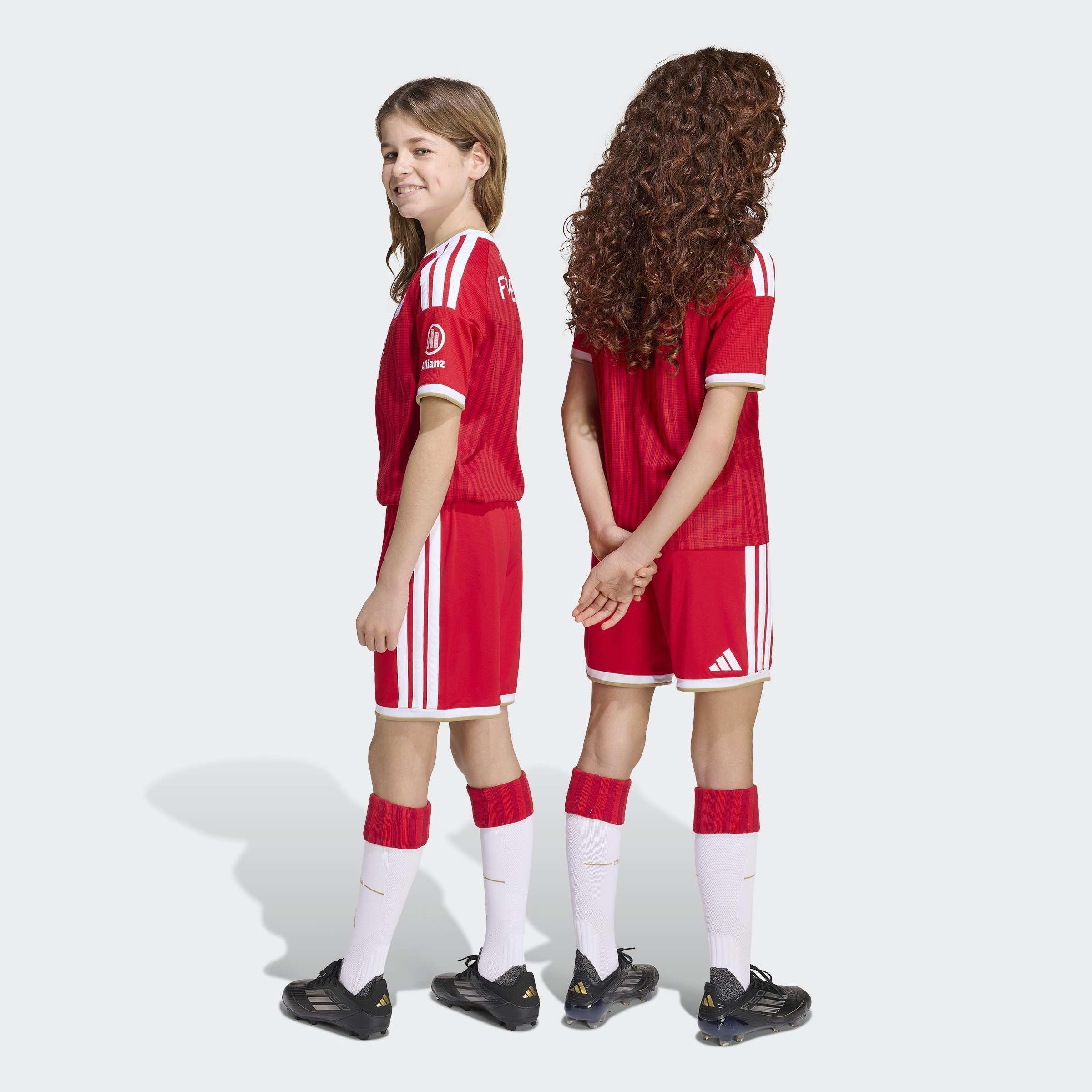 Kids Unisex FC Bayern 26/27 Home Shorts, Red, A701_ONE, large image number 2