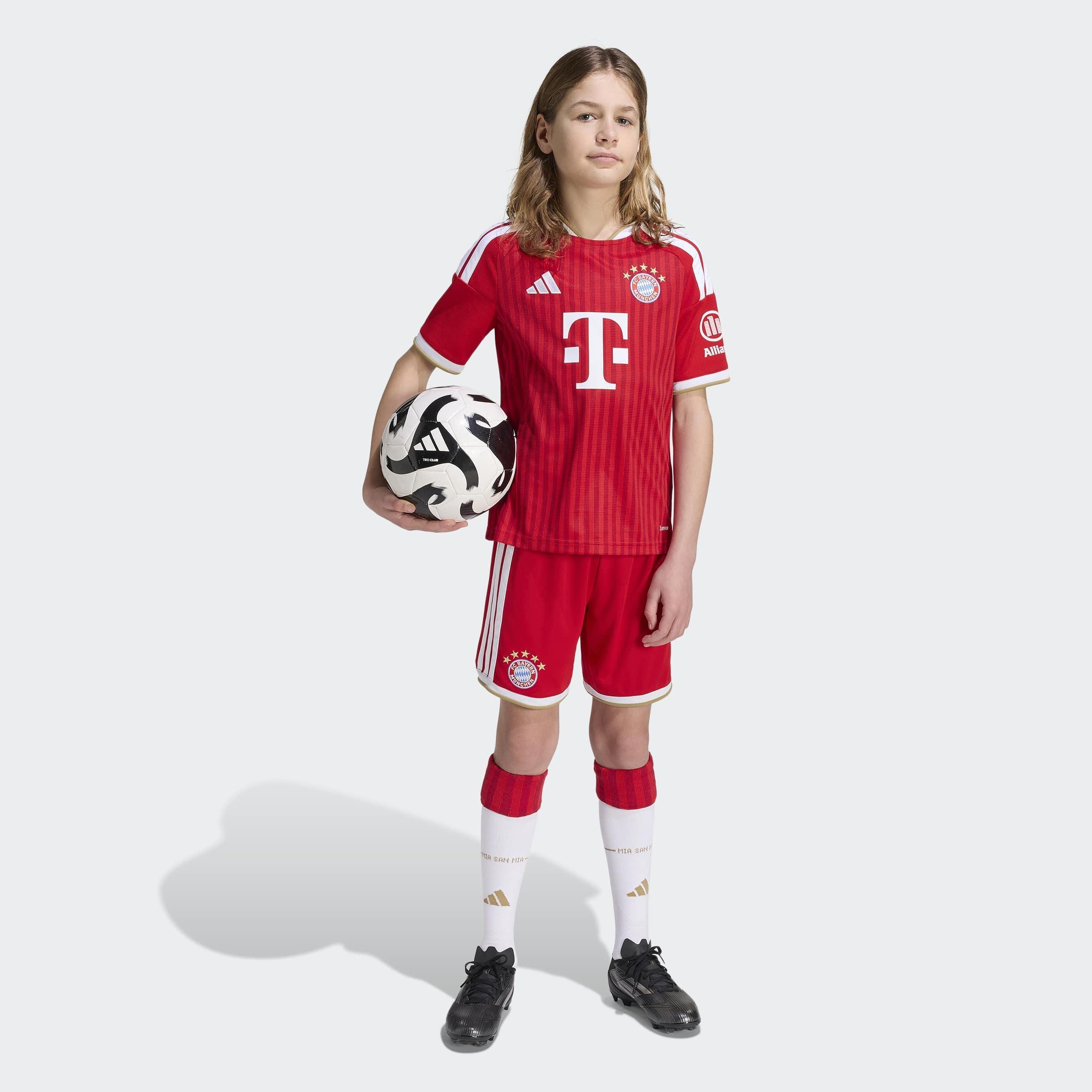 Kids Unisex FC Bayern 26/27 Home Shorts, Red, A701_ONE, large image number 5