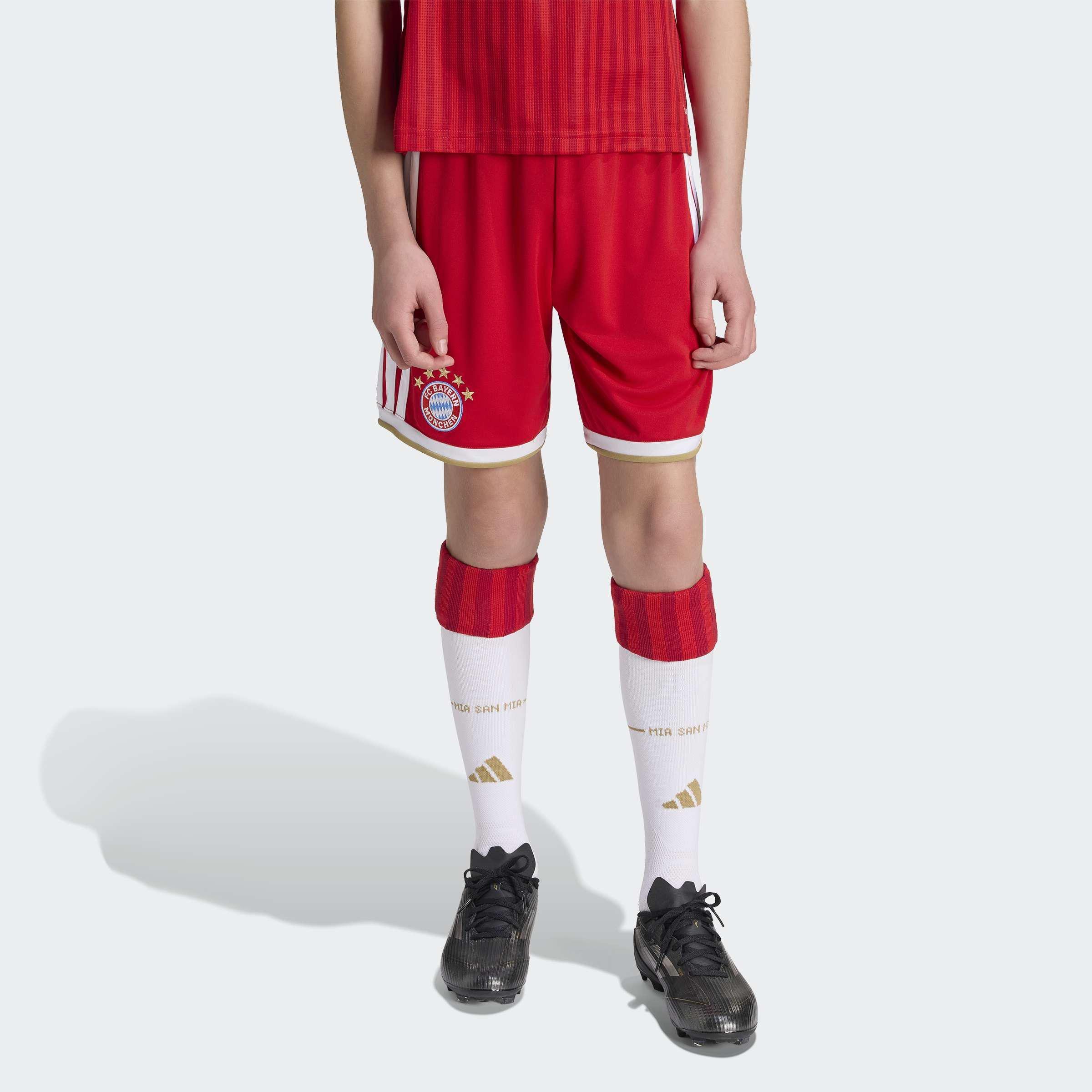 Kids Unisex FC Bayern 26/27 Home Shorts, Red, A701_ONE, large image number 6