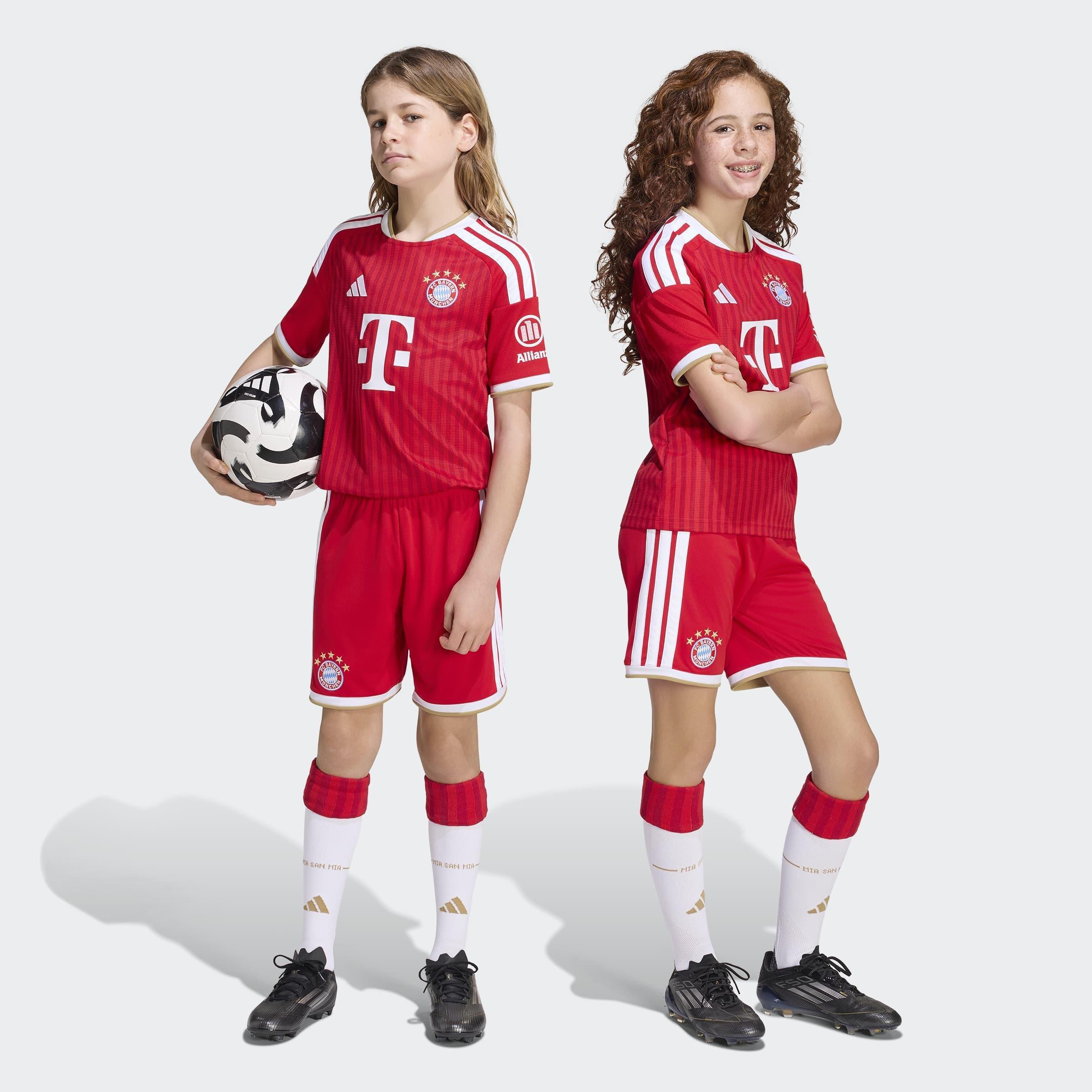 Kids Unisex FC Bayern 26/27 Home Shorts, Red, A701_ONE, large image number 7