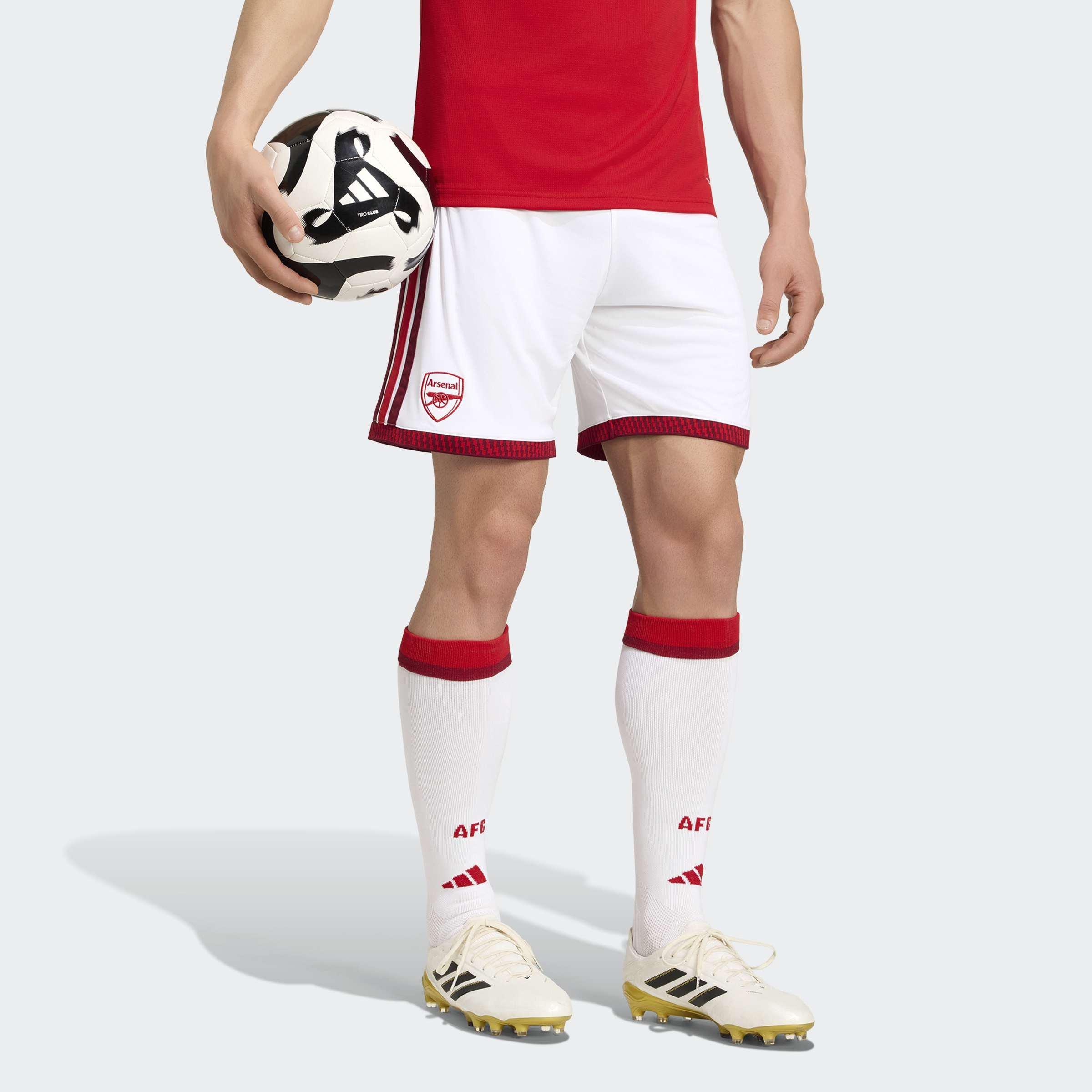 Arsenal FC 26/27 Home Shorts, White, A701_ONE, large image number 4