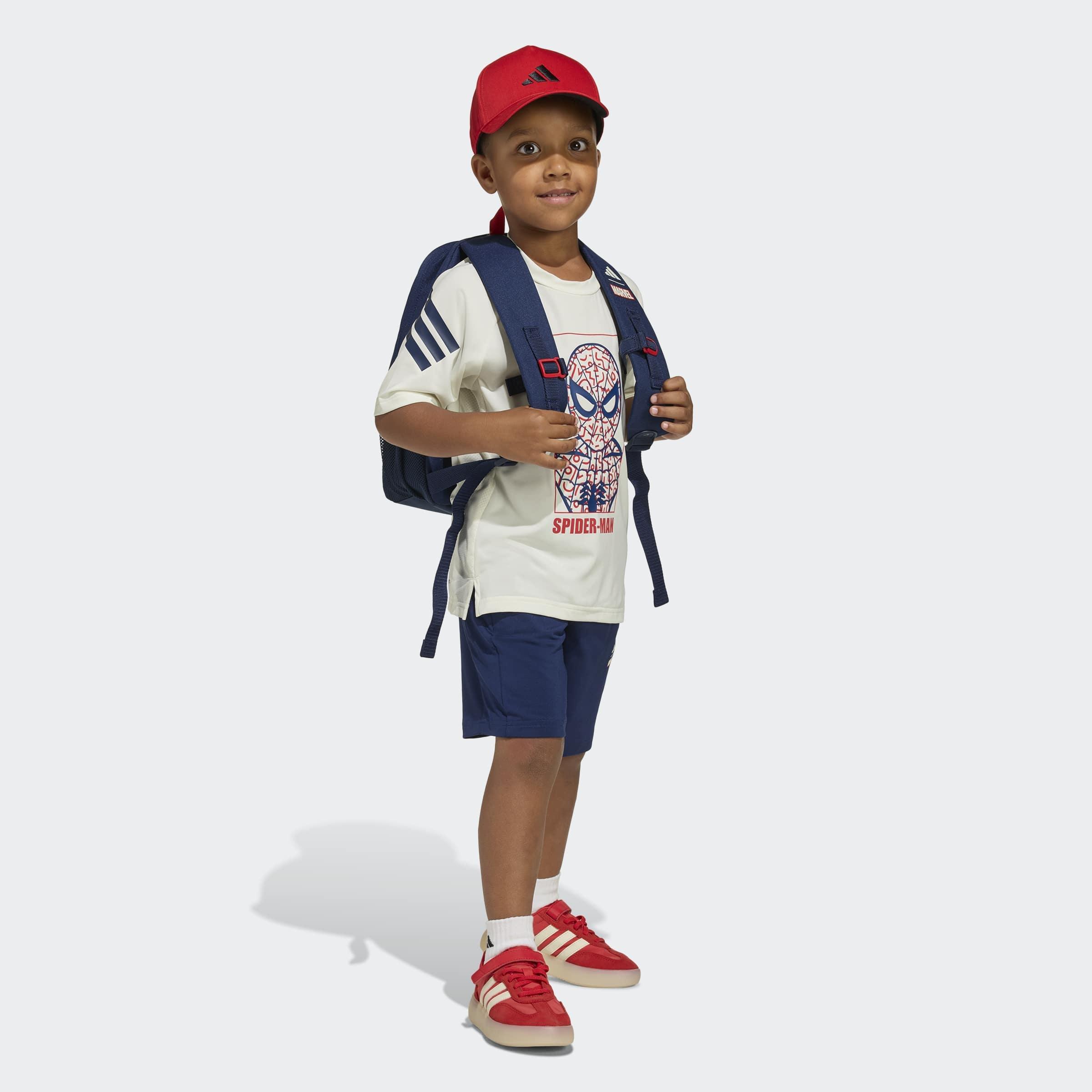 Kids Unisex Adidas Marvel Spider-Man Sport Set, White, A701_ONE, large image number 5