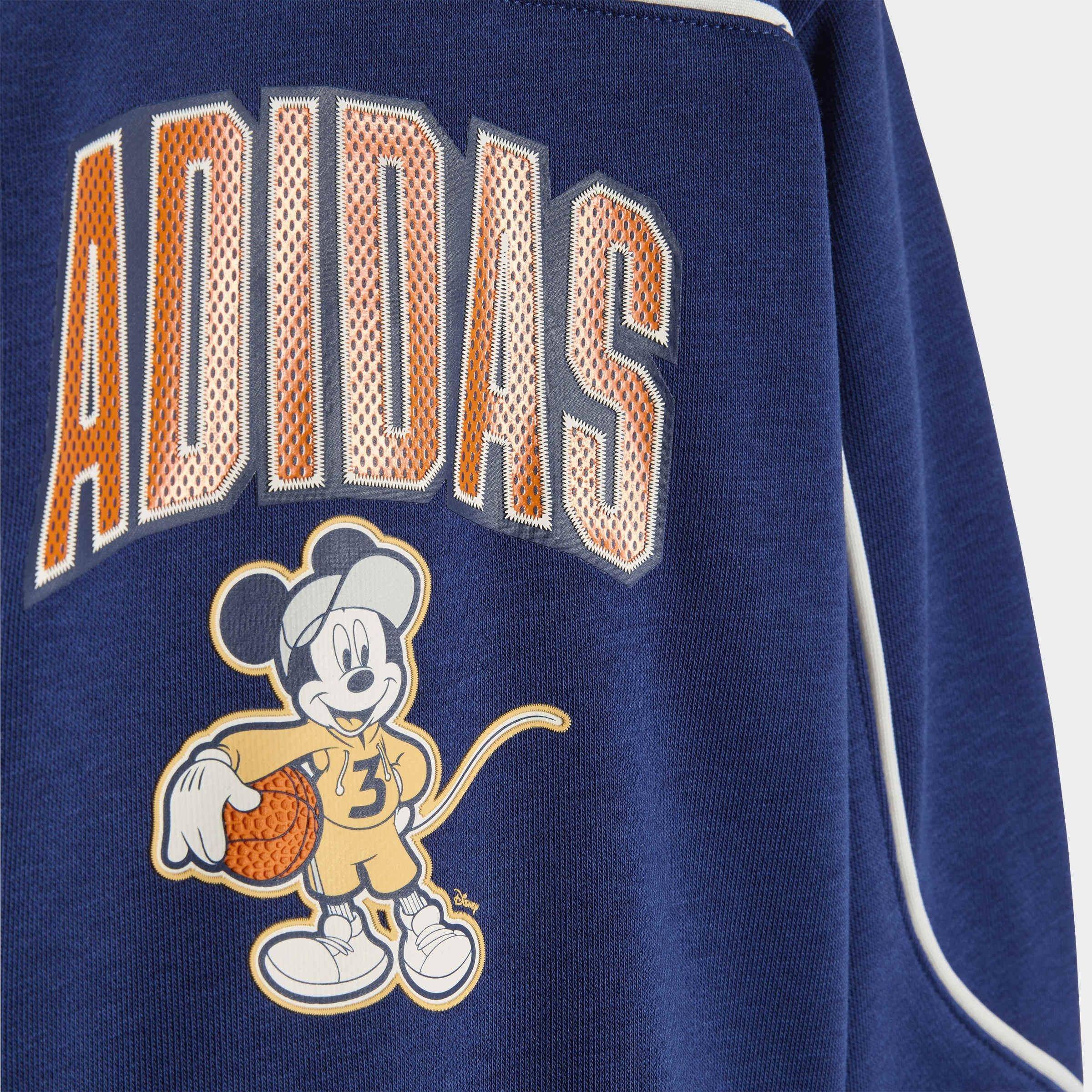 Kids Unisex Adidas Disney Mickey Mouse Jogger, Blue, A701_ONE, large image number 5