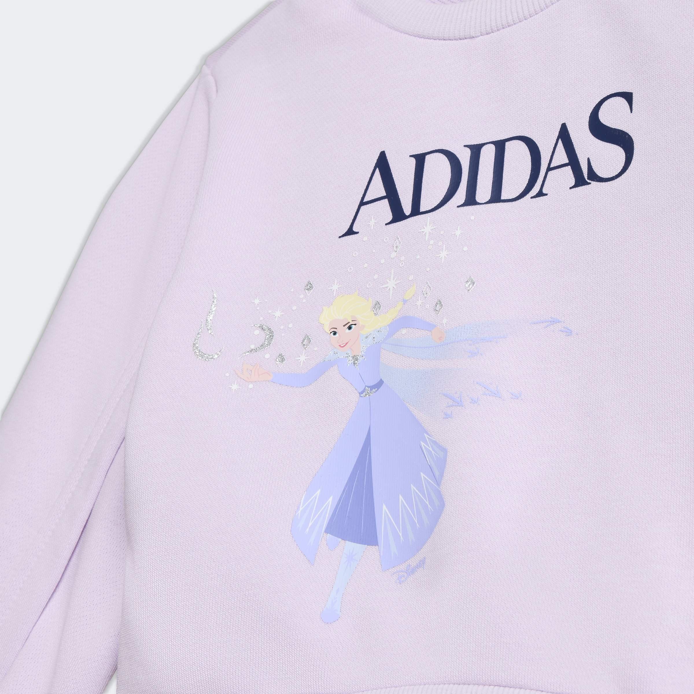 Kids Adidas Disney Frozen Jogger, Purple, A701_ONE, large image number 6