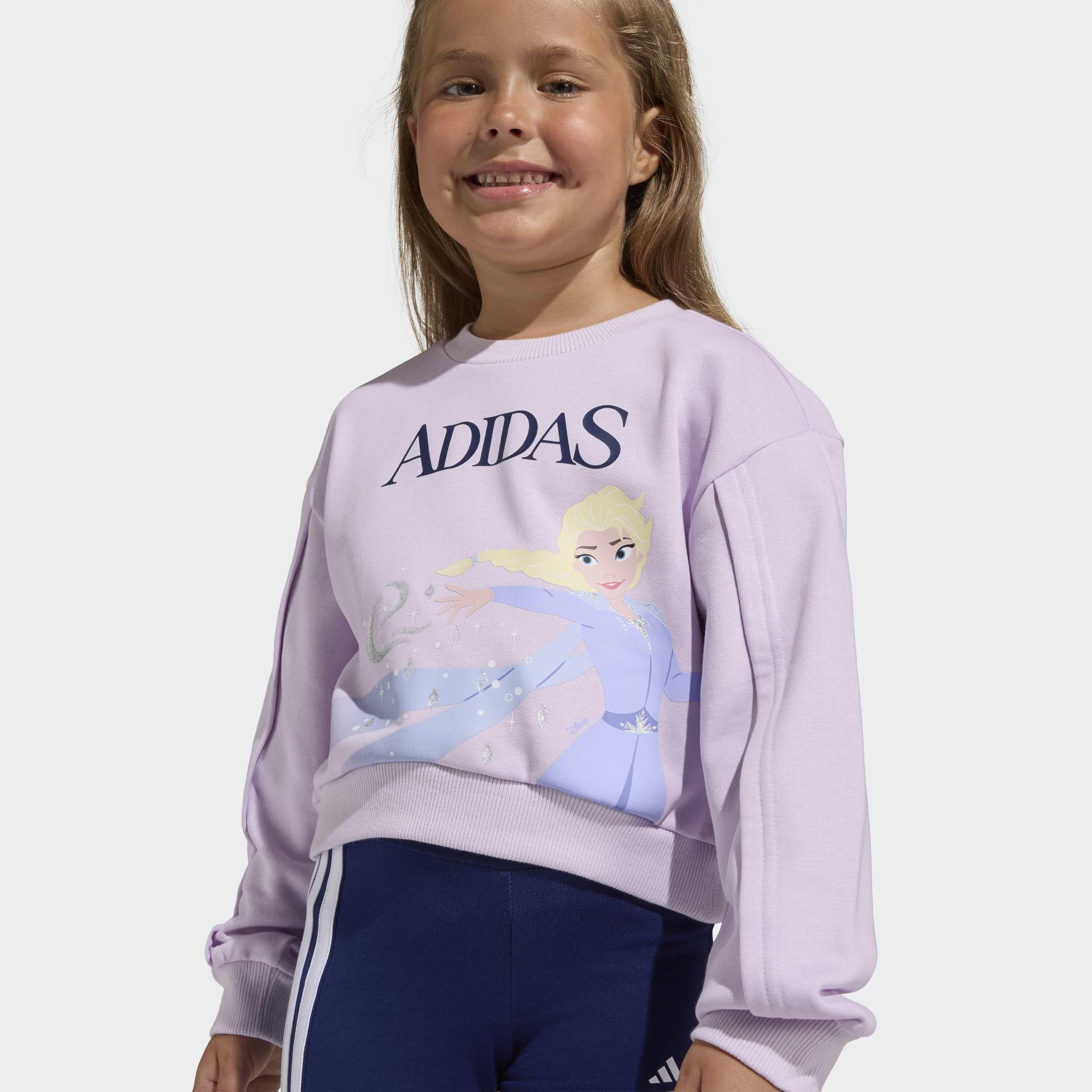 Kids Adidas Disney Frozen Jogger, Purple, A701_ONE, large image number 3