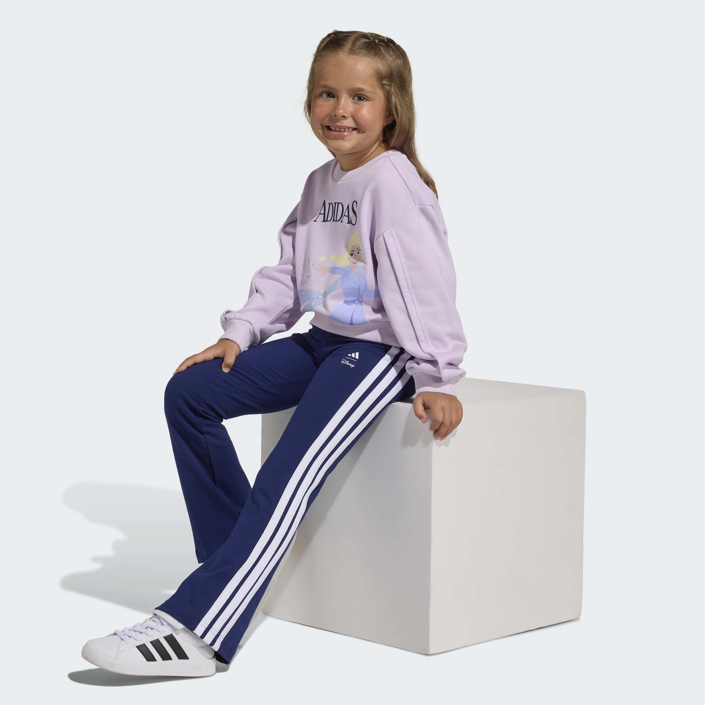 Kids Adidas Disney Frozen Jogger, Purple, A701_ONE, large image number 7