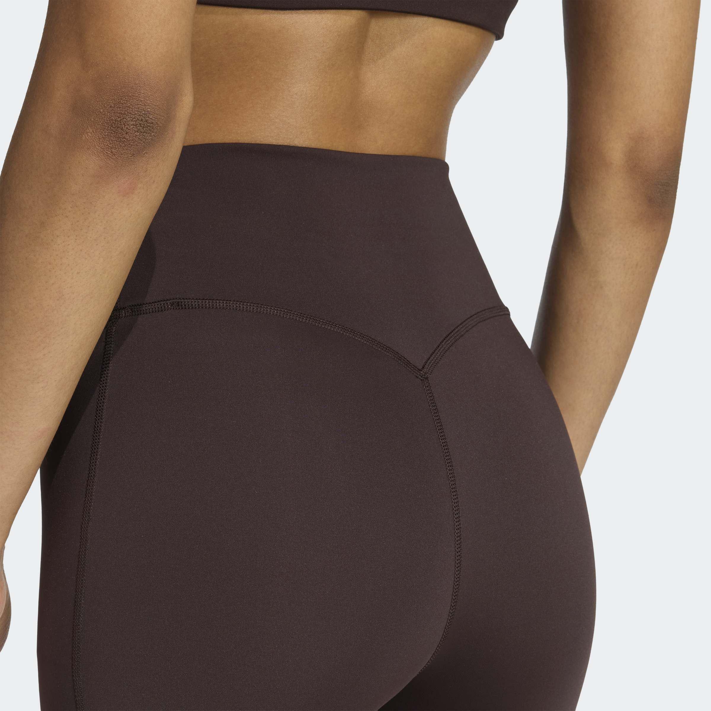 Optime Workout 7/8 Leggings, Brown, A701_ONE, large image number 3