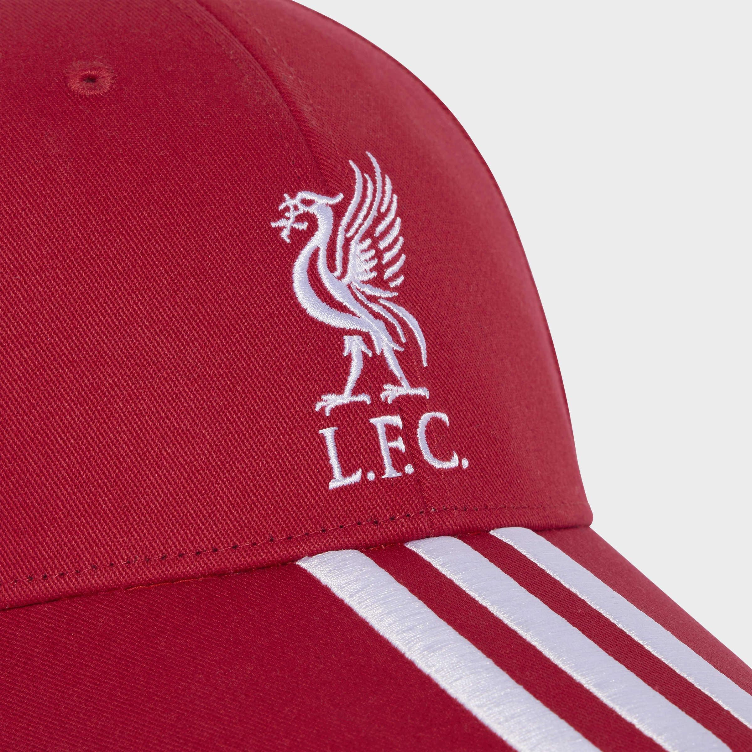 Unisex Liverpool FC Baseball Cap, Red, A701_ONE, large image number 2