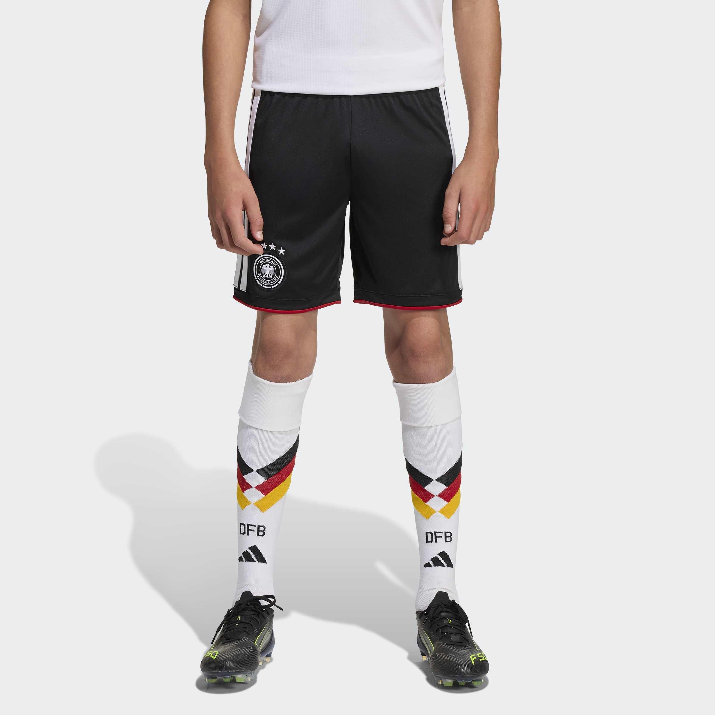 Kids Germany 26 Home Replica Kids Shorts, Black, A701_ONE, large image number 4