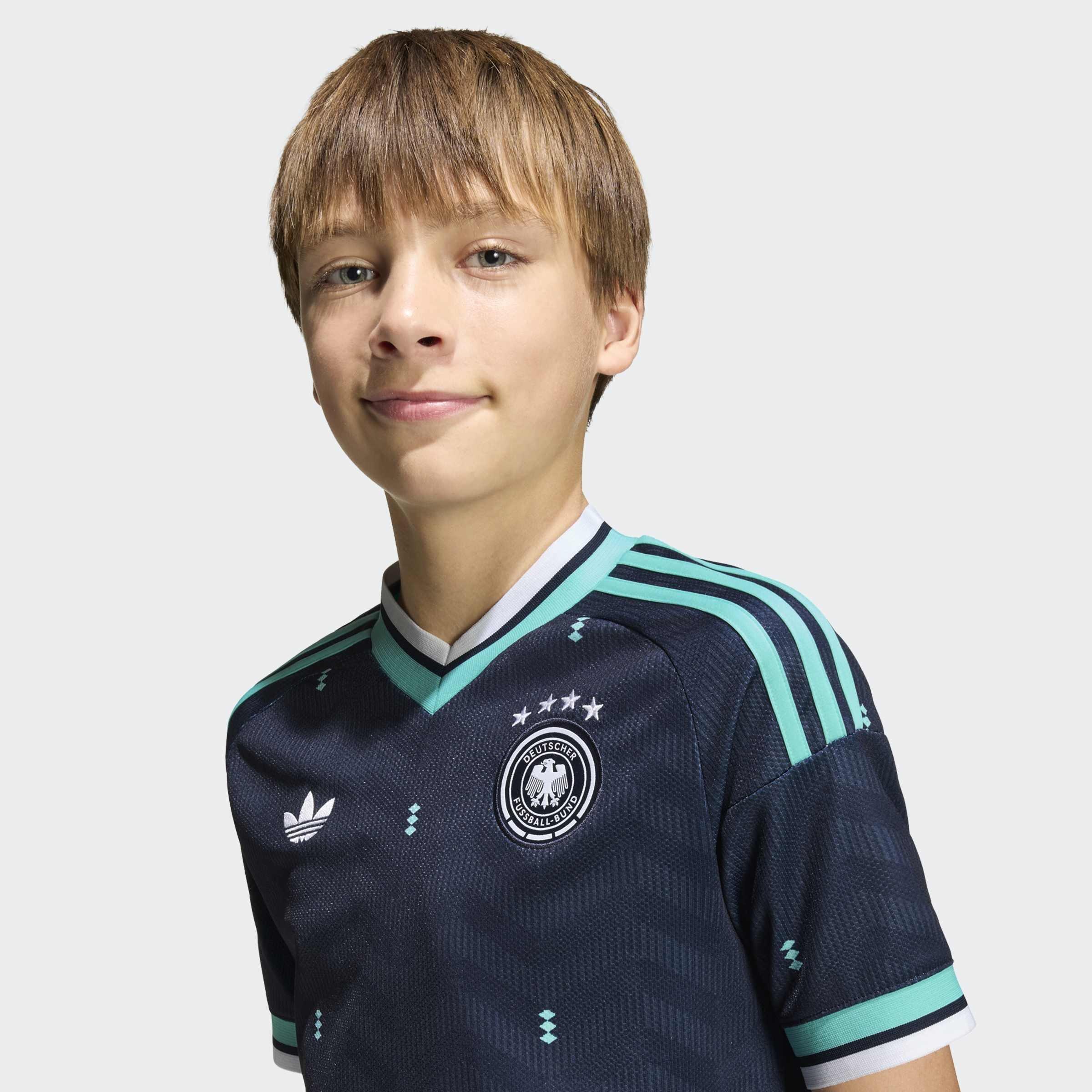 Kids Unisex Germany 26 Away Kids Jersey, Blue, A701_ONE, large image number 4