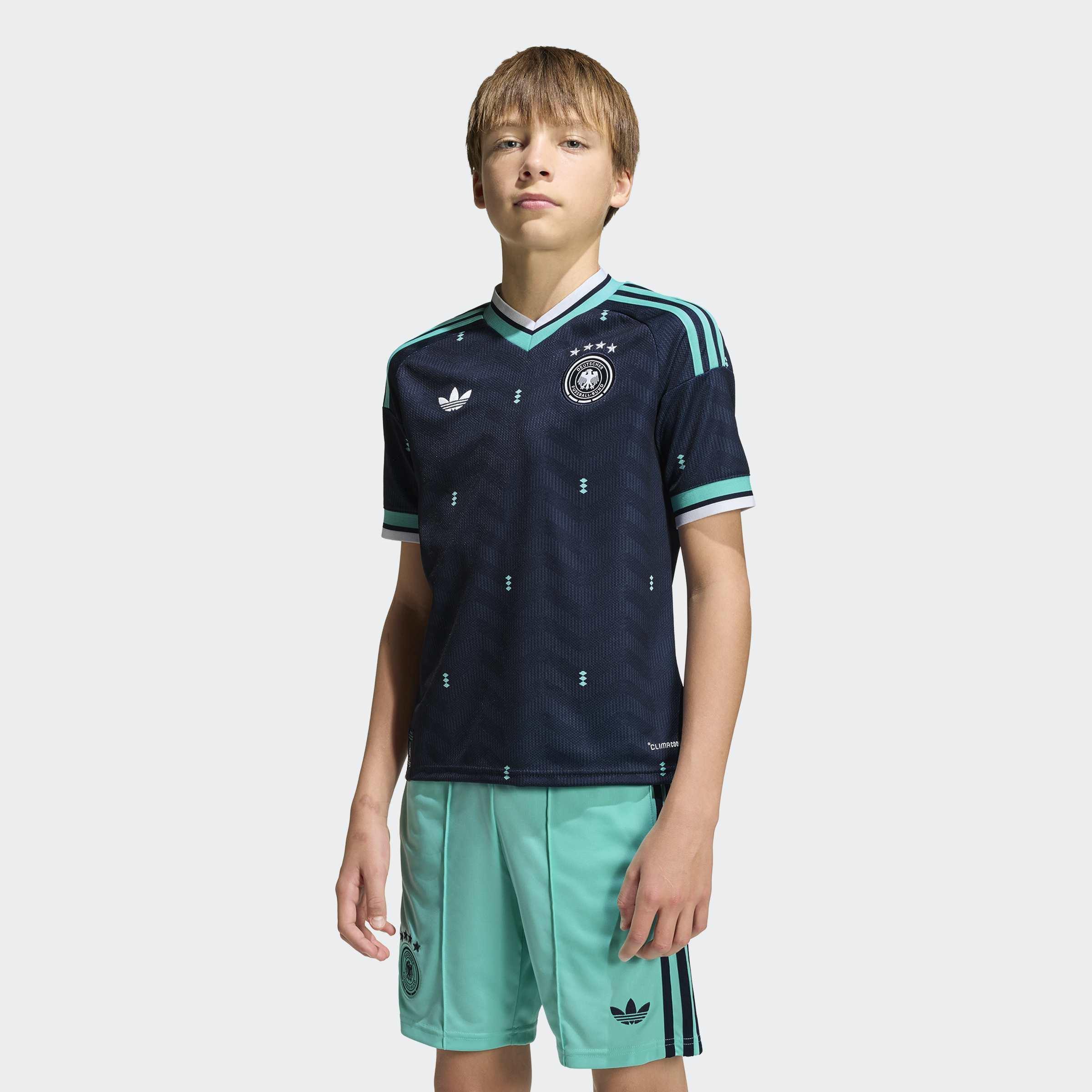 Kids Unisex Germany 26 Away Kids Jersey, Blue, A701_ONE, large image number 7