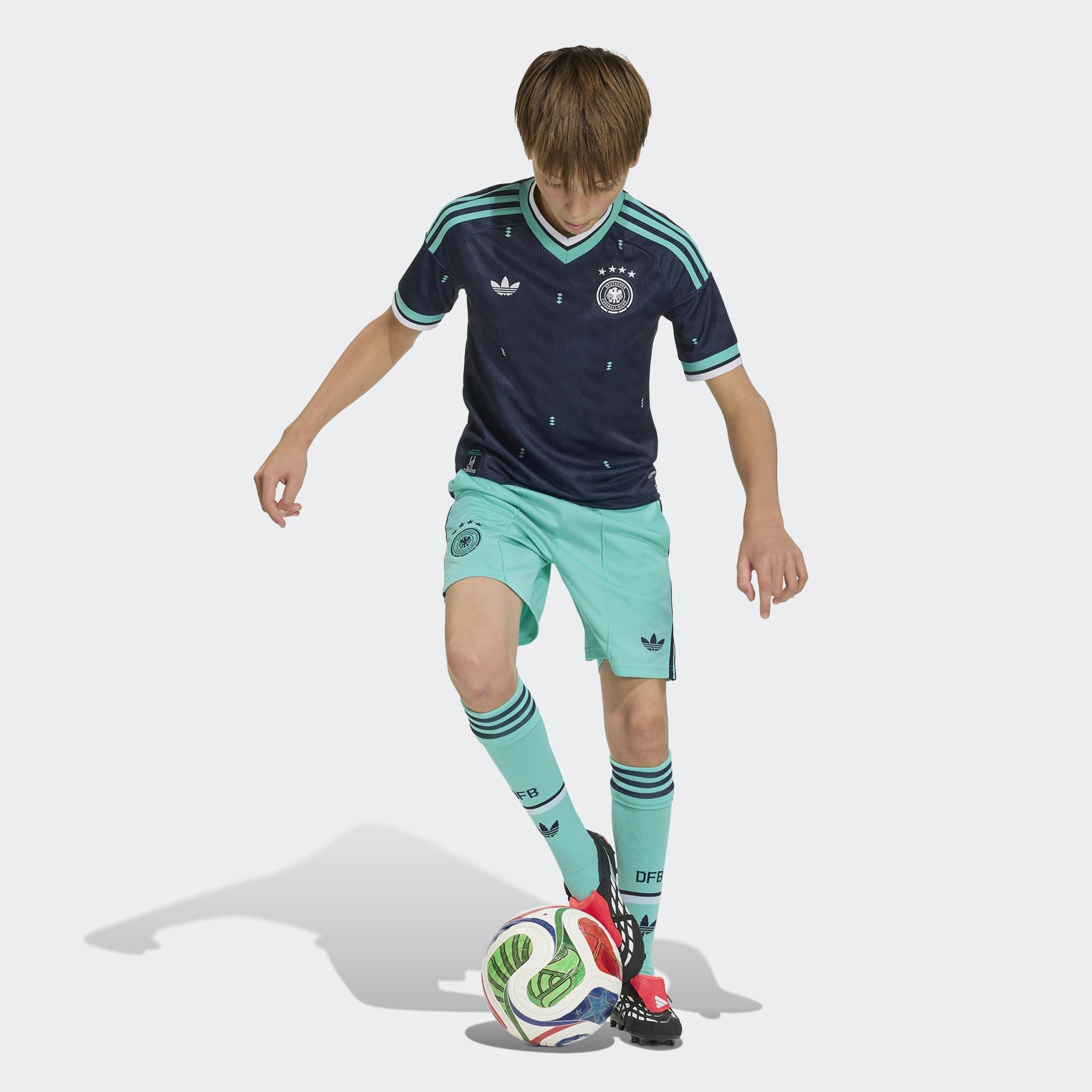 Kids Unisex Germany 26 Away Kids Jersey, Blue, A701_ONE, large image number 8