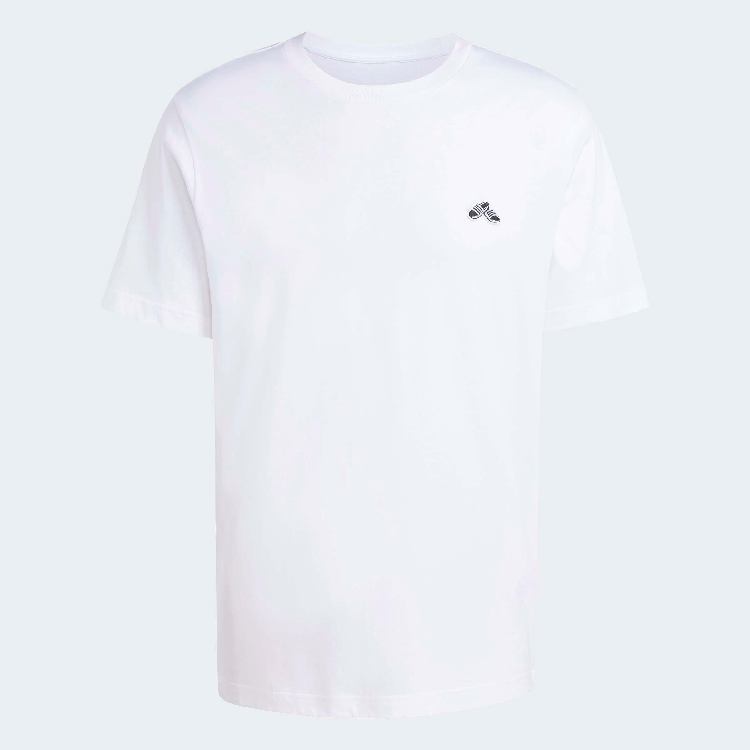 Summer Slide Trim Graphic T-Shirt, White