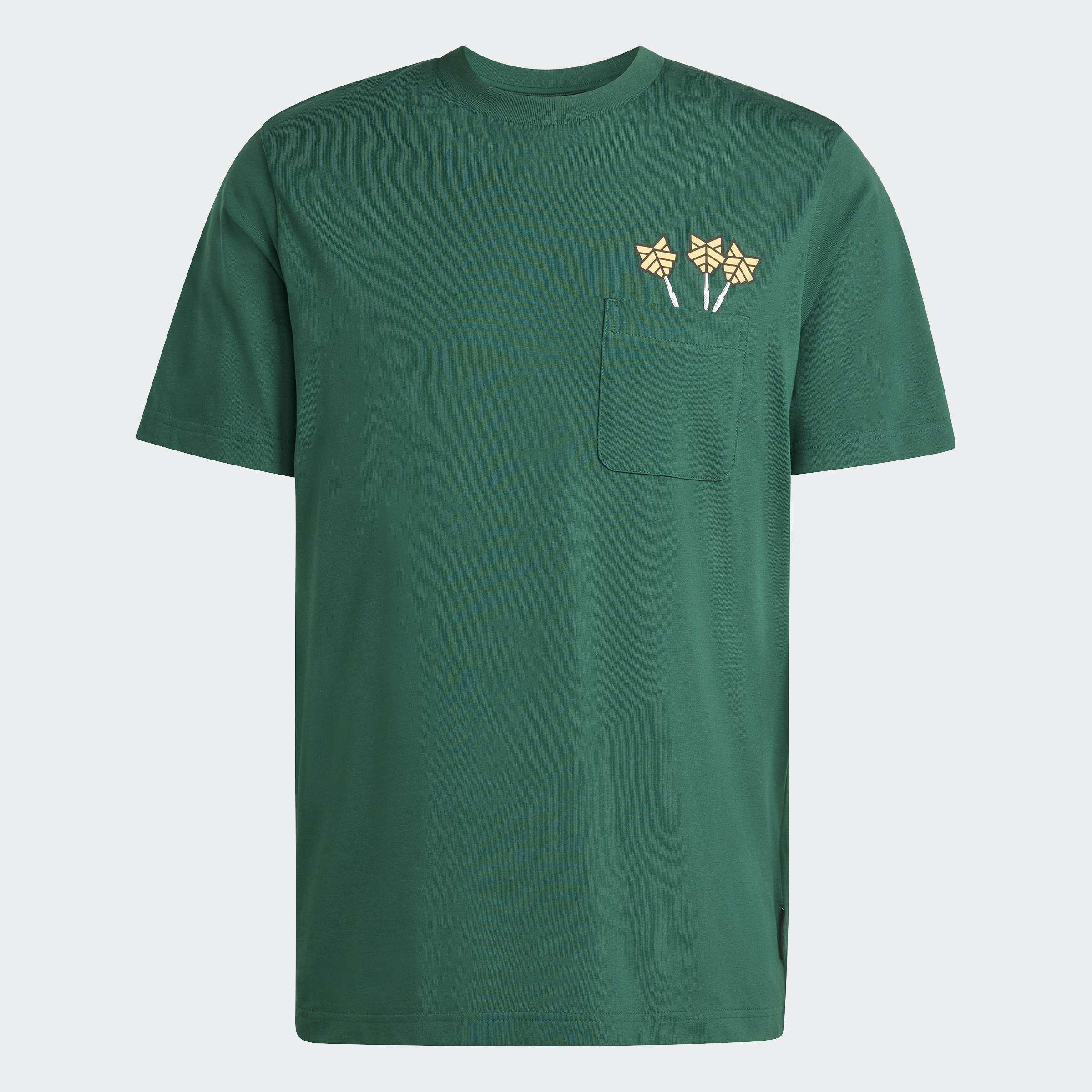 Novelty Dart Graphic T-Shirt, Green