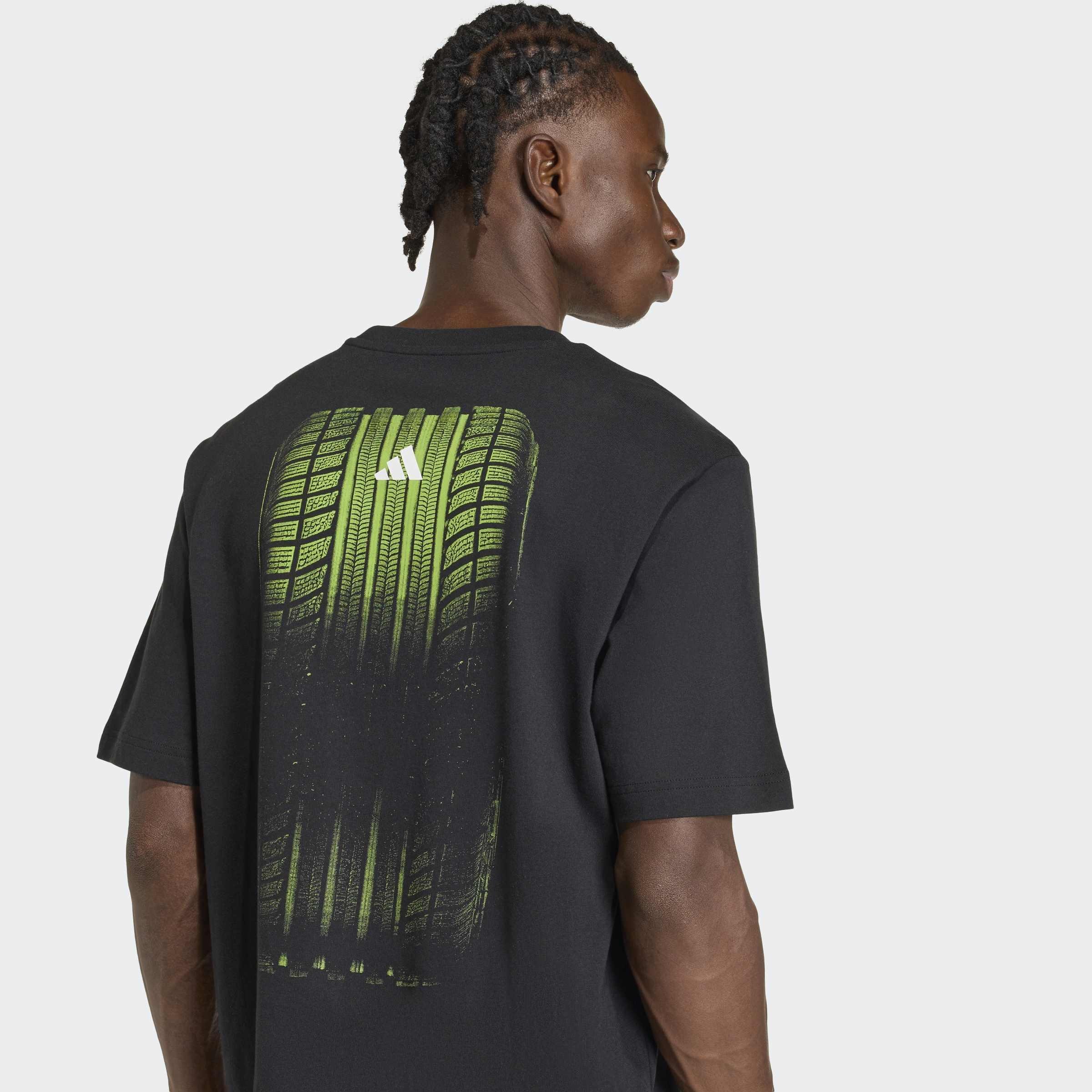 Motorsport Burnout Graphic T-Shirt, Black, A701_ONE, large image number 2