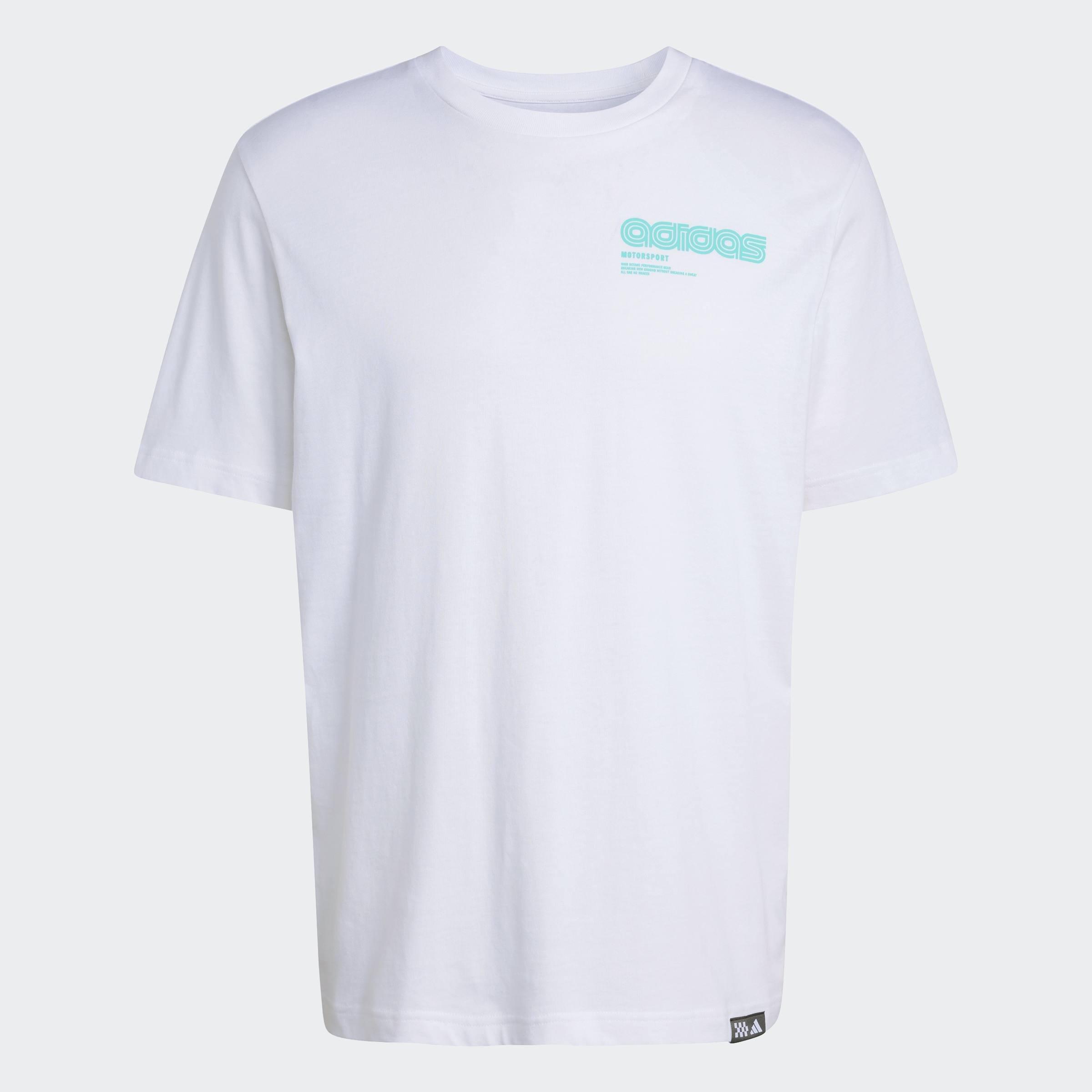 Motorsport Burnout Graphic T-Shirt, White