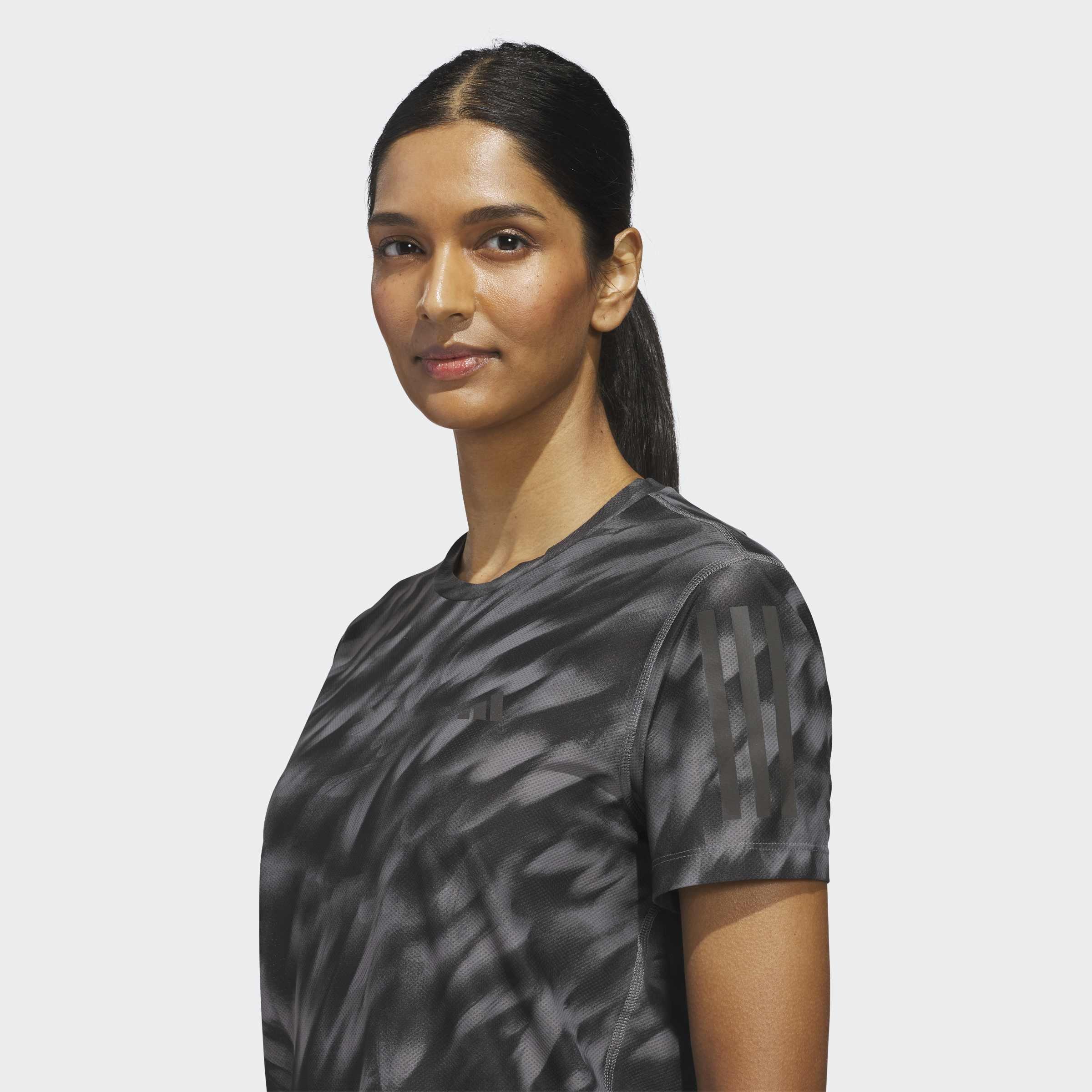 Own The Run Allover Print T-Shirt, Grey, A701_ONE, large image number 3