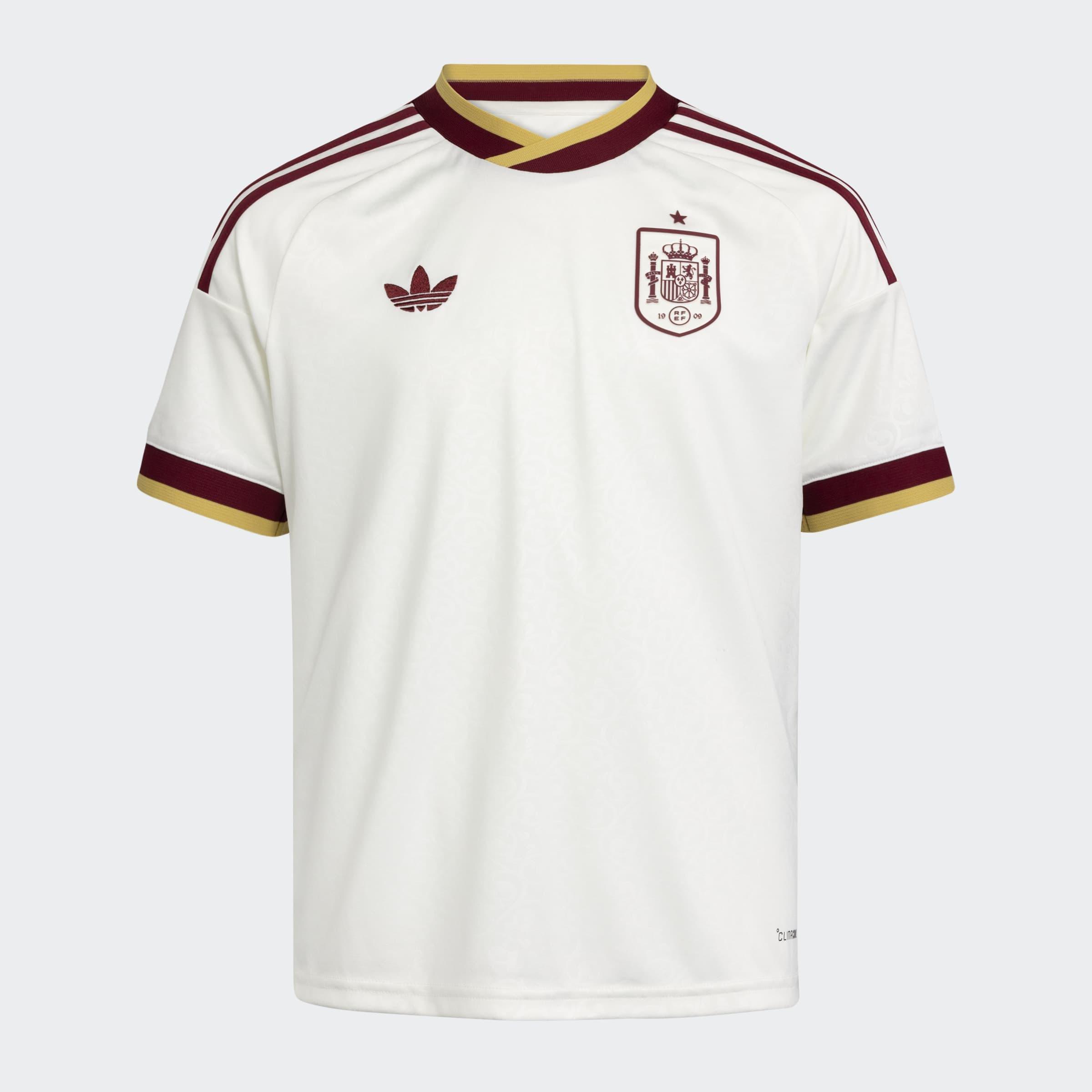Kids Unisex Spain 26 Away Kids Jersey, White
