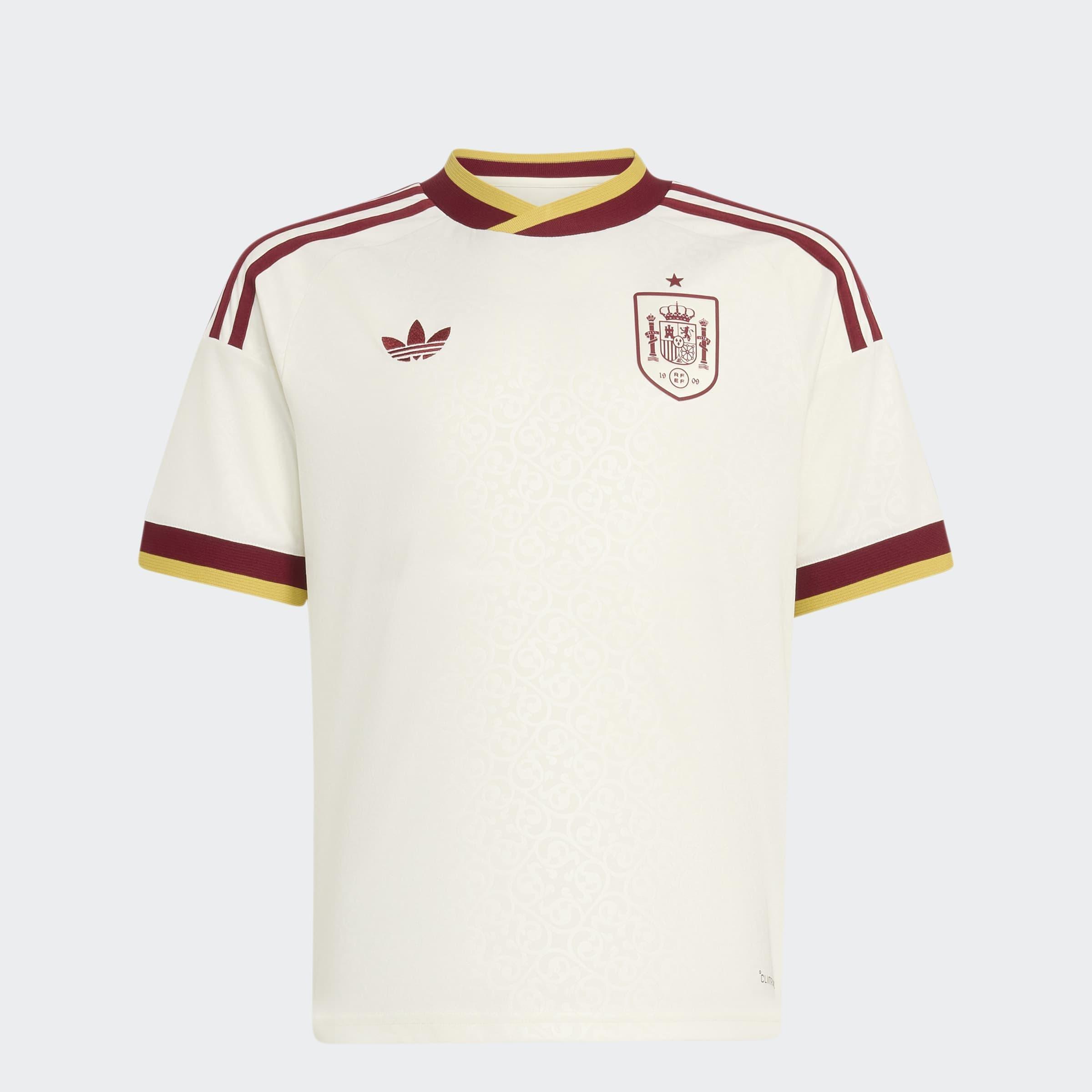 Kids Unisex Spain 26 Away Kids Jersey, White