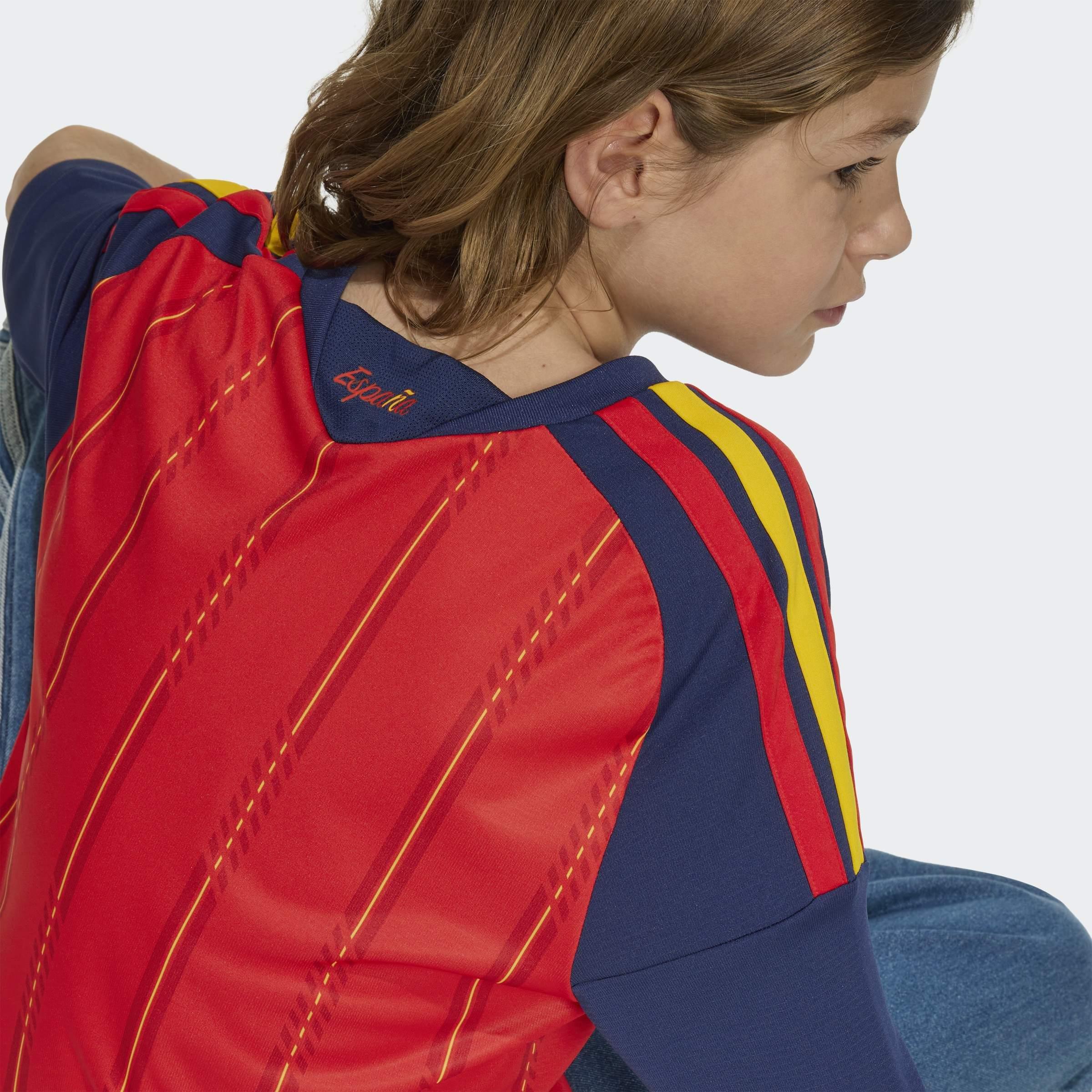 Kids Unisex Spain 26 Home Jersey , Red, A701_ONE, large image number 3