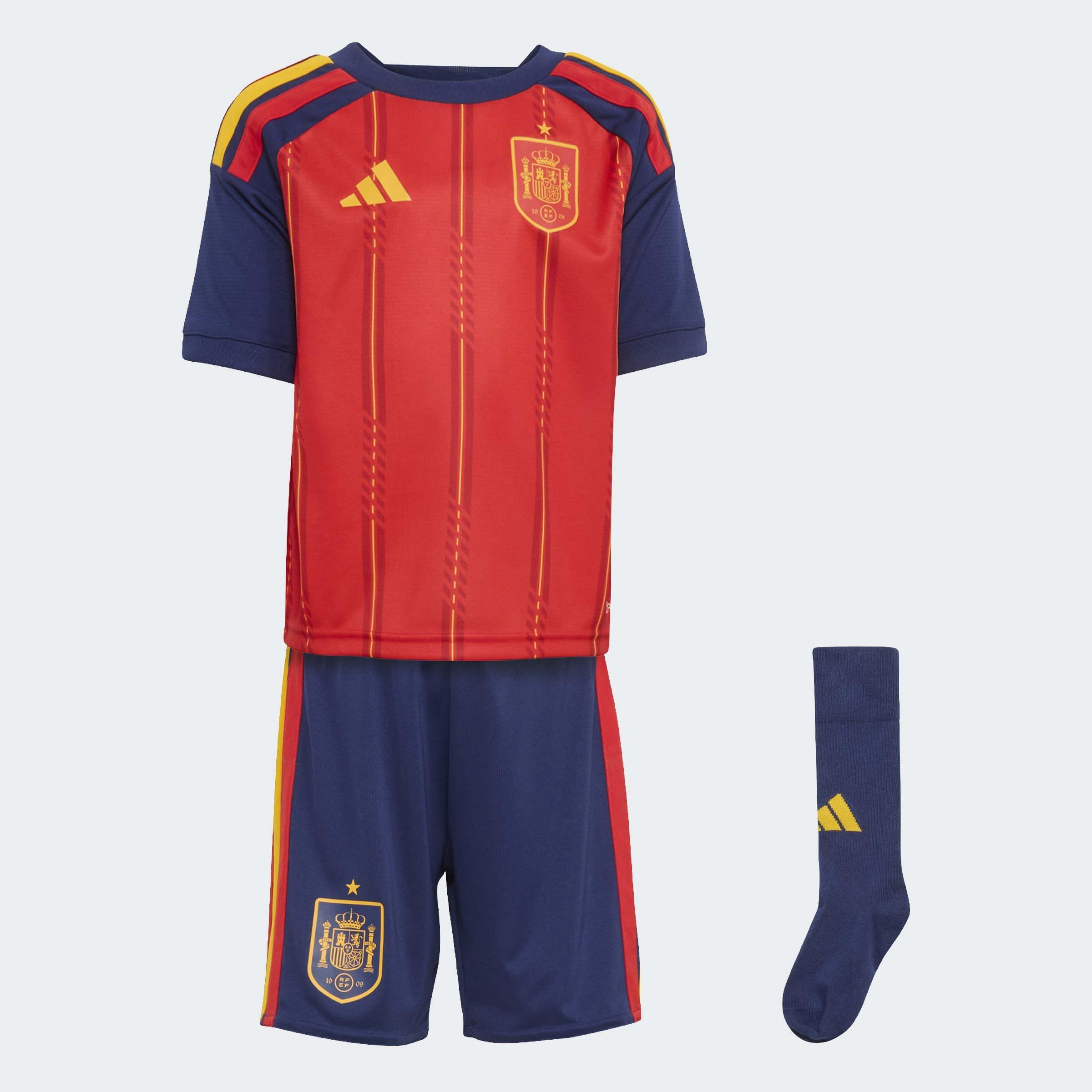 Kids Unisex Spain 26 Home Kids Set, Red