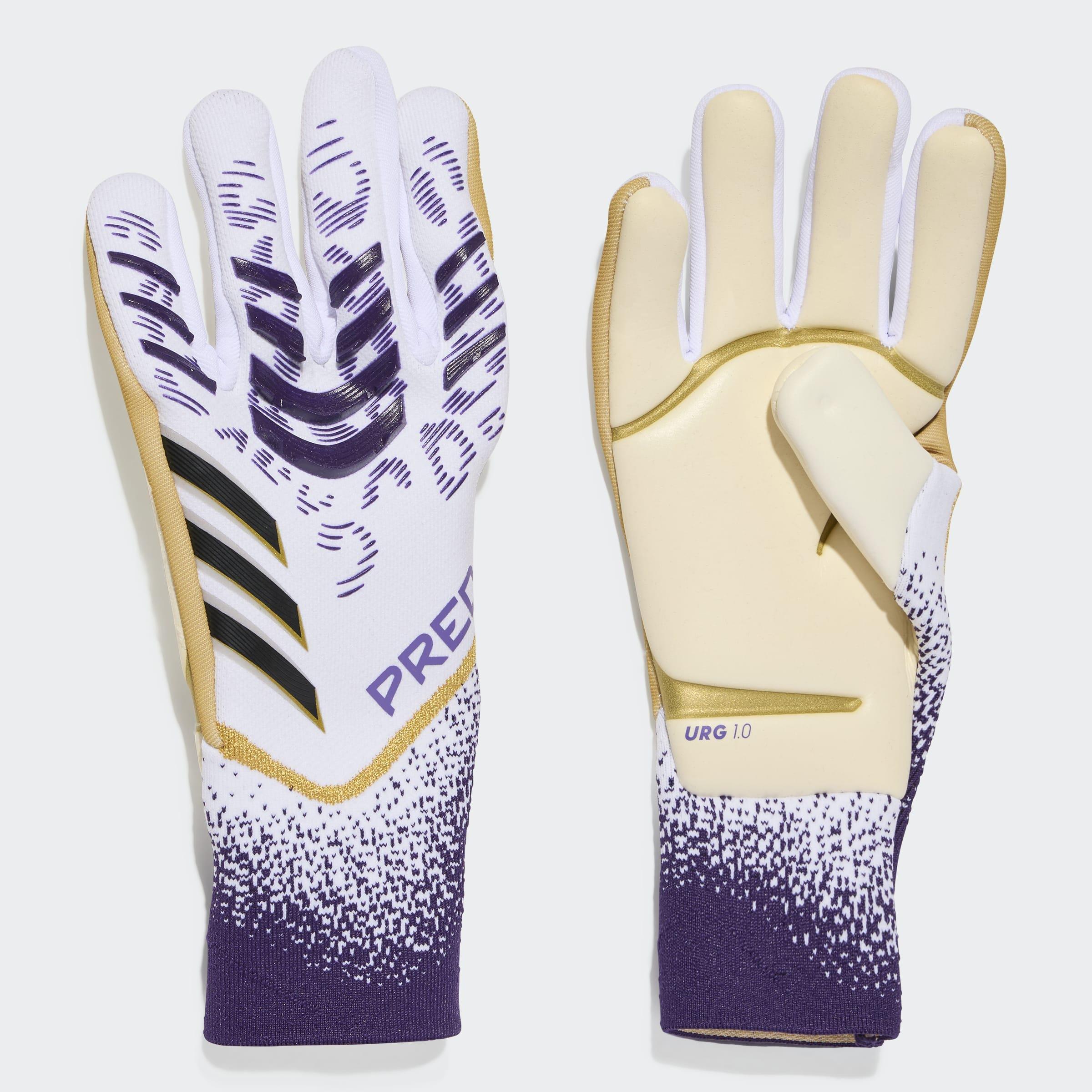 Unisex Predator Pro Goalkeeper Gloves, White, A701_ONE, medium