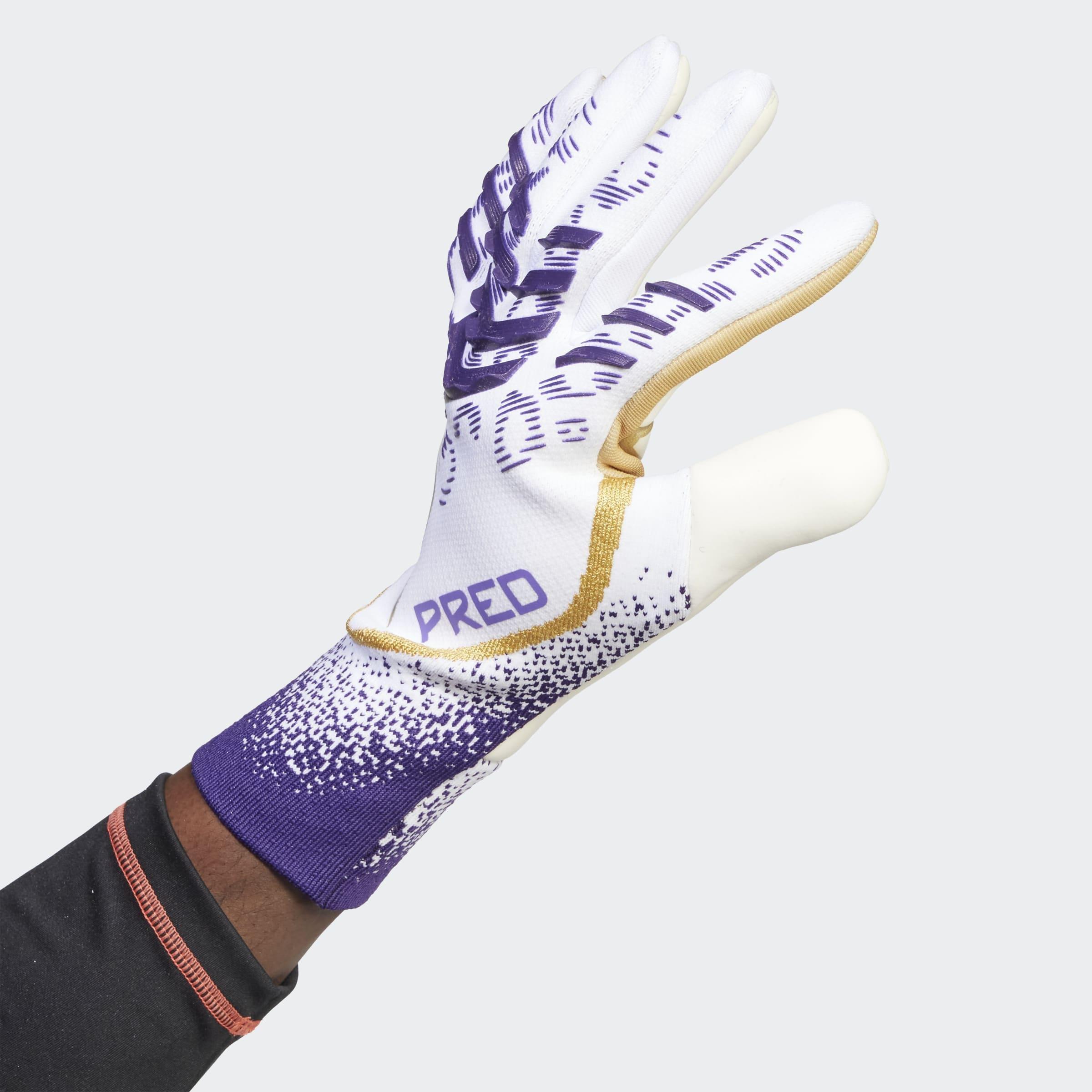 Unisex Predator Pro Goalkeeper Gloves, White, , large image number 1