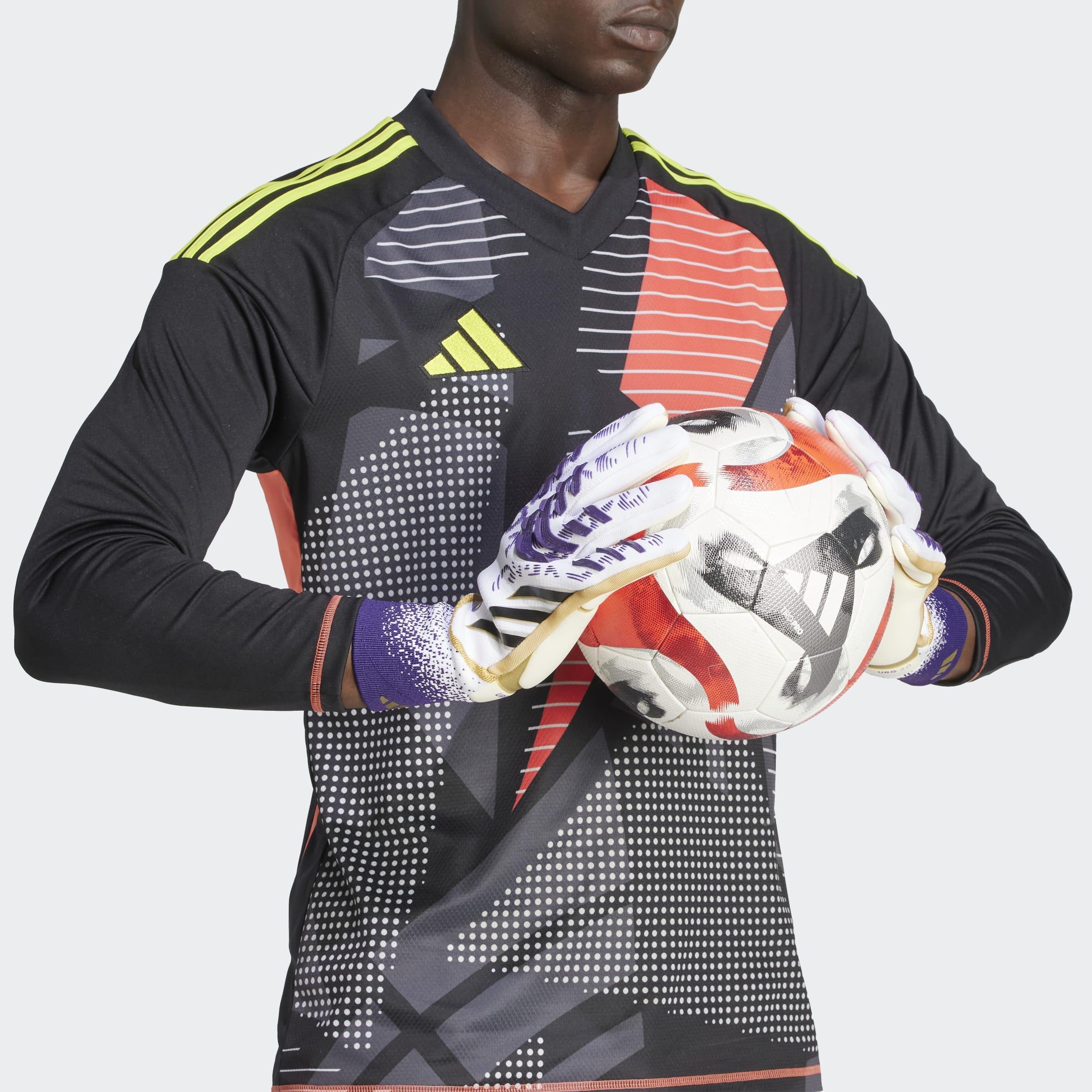 Unisex Predator Pro Goalkeeper Gloves, White, , large image number 3