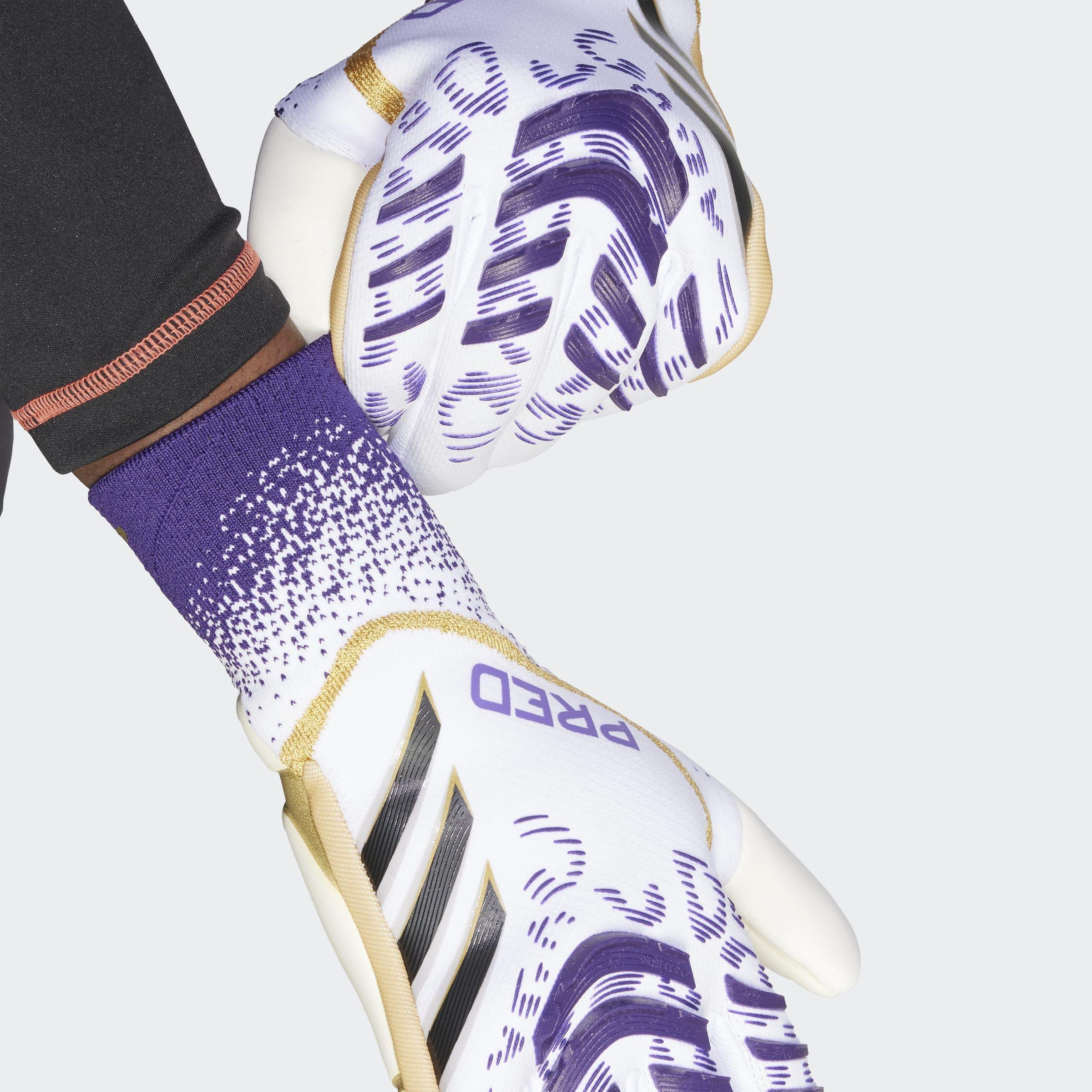 Unisex Predator Pro Goalkeeper Gloves, White, , large image number 4