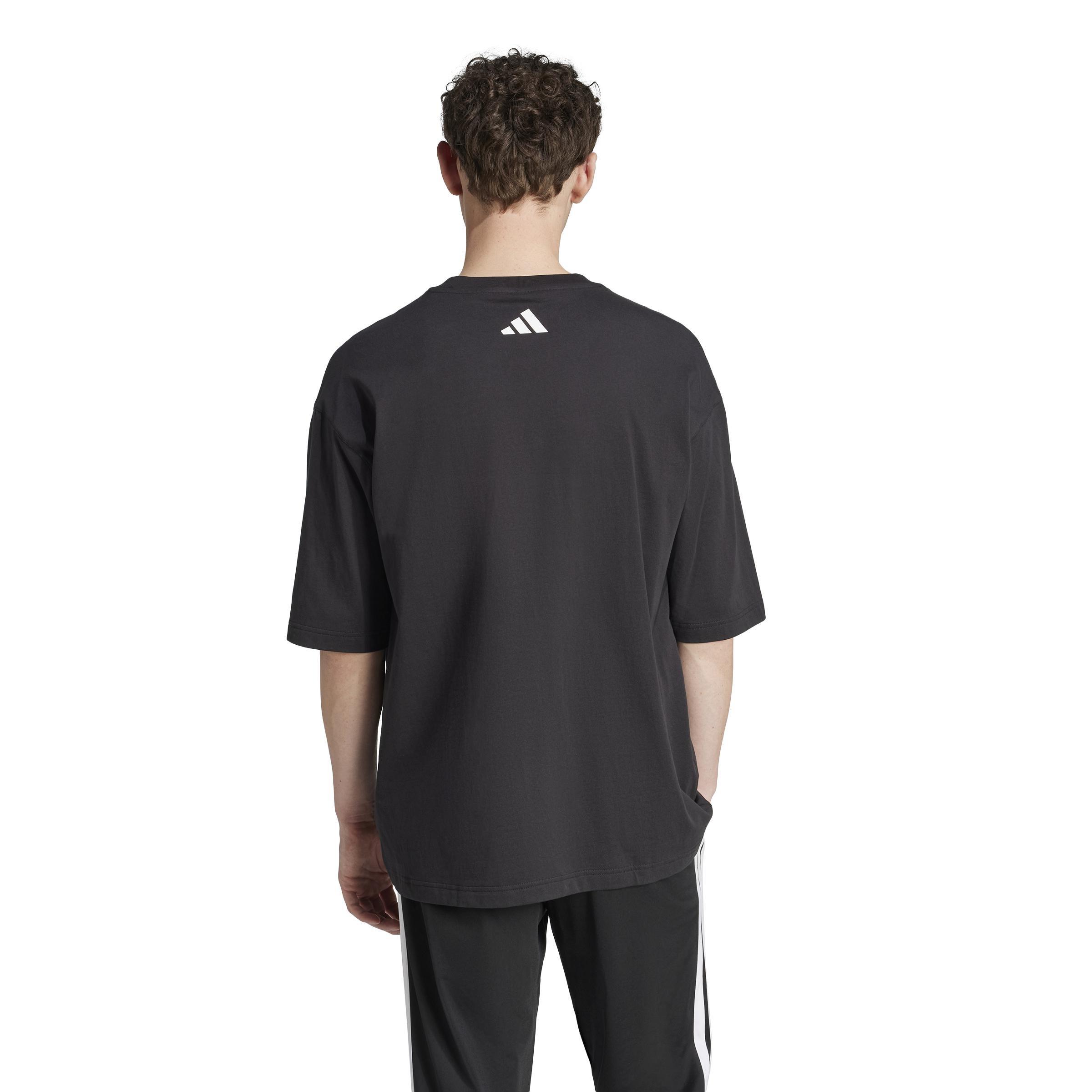 Unisex Emerging Harmony Graphic T-Shirt, Black, , large image number 3