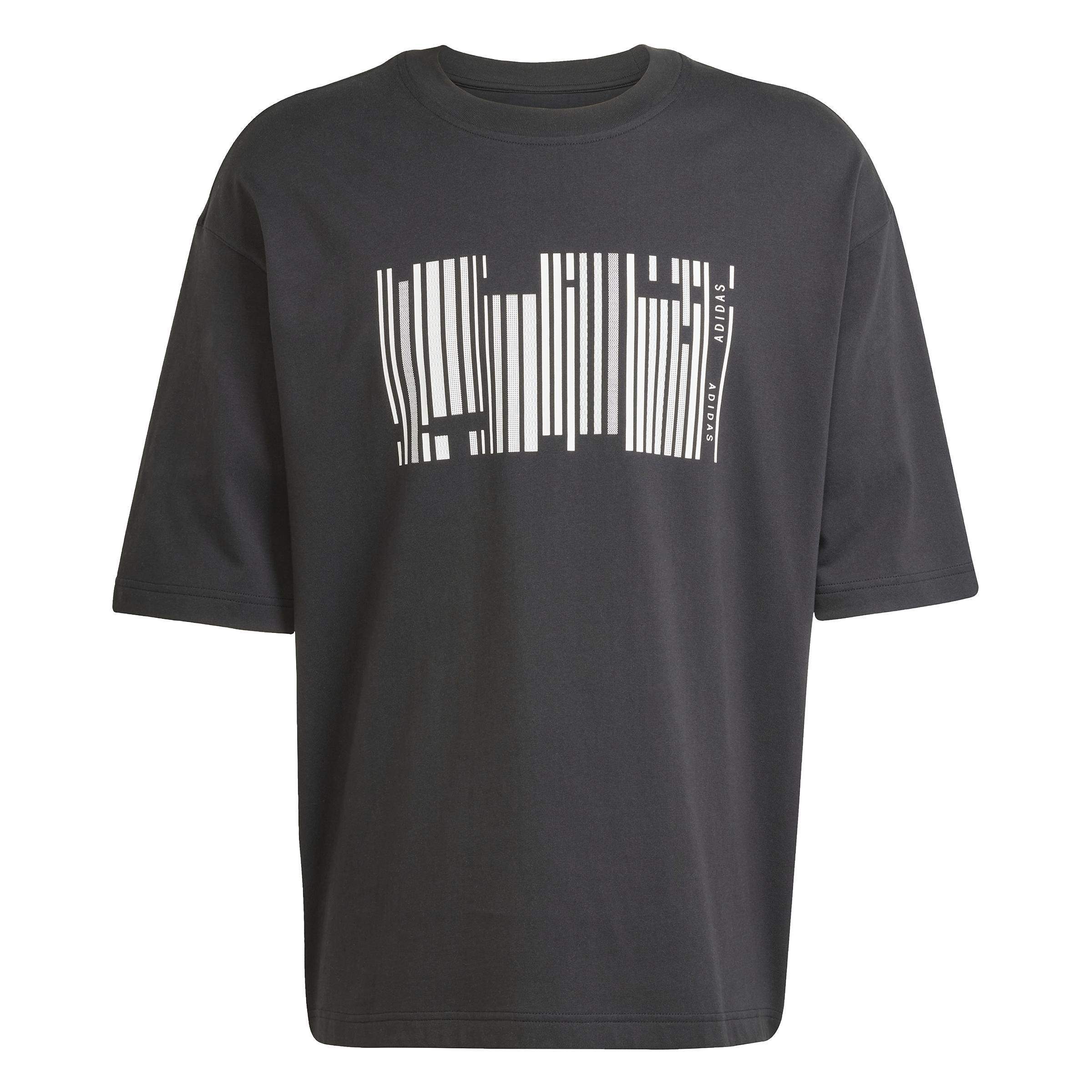Unisex Emerging Harmony Graphic T-Shirt, Black, , large image number 7