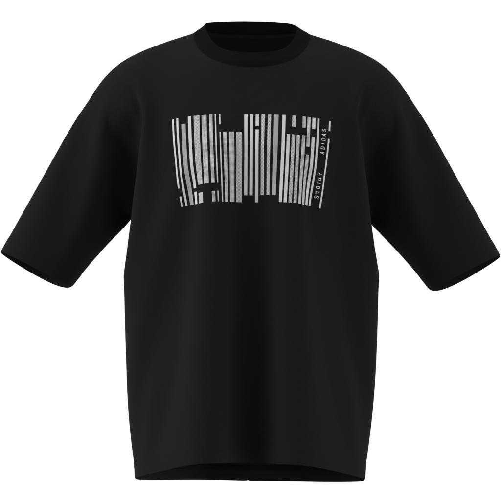 Unisex Emerging Harmony Graphic T-Shirt, Black, A701_ONE, large image number 8