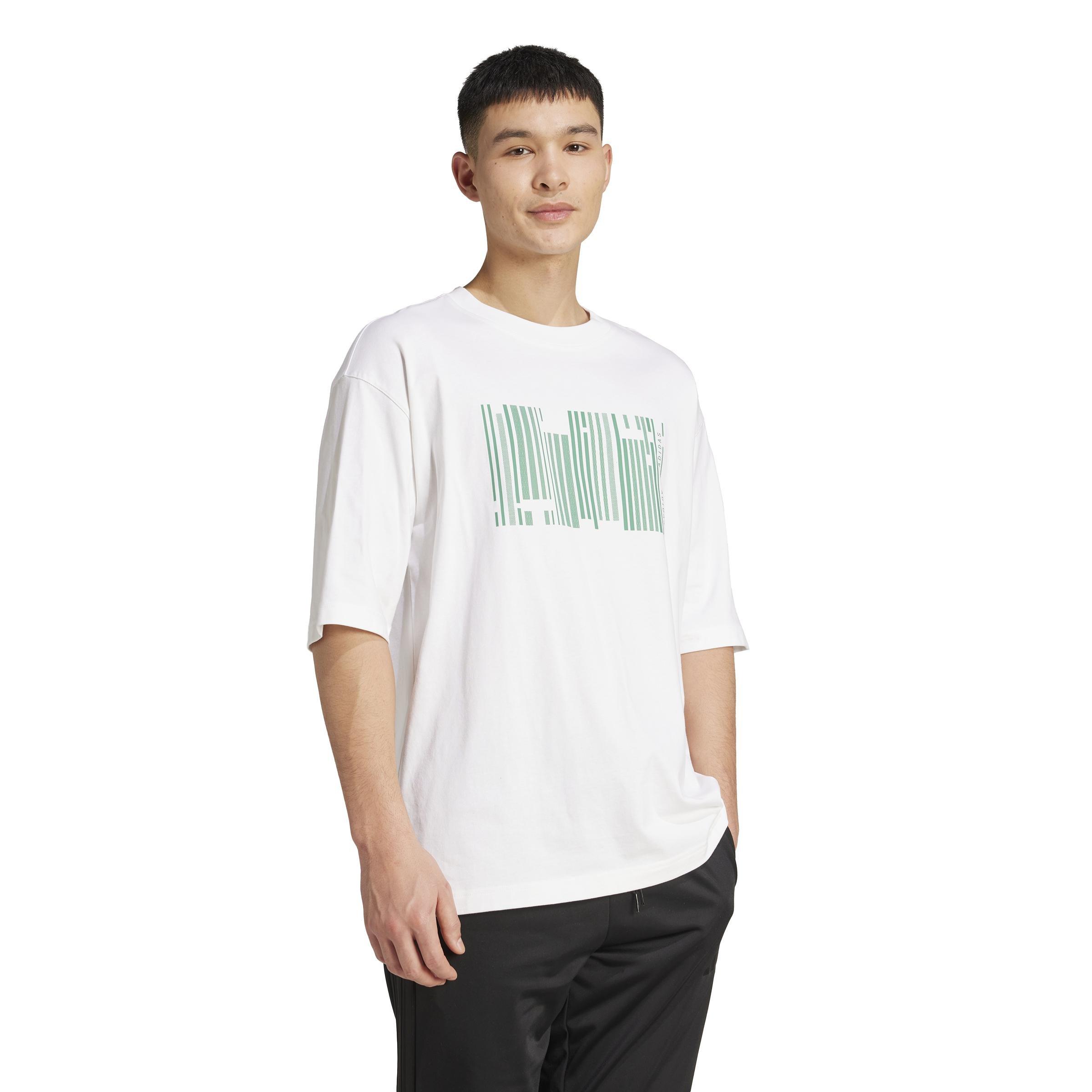 Unisex Emerging Harmony Graphic T-Shirt, White, A701_ONE, large image number 0