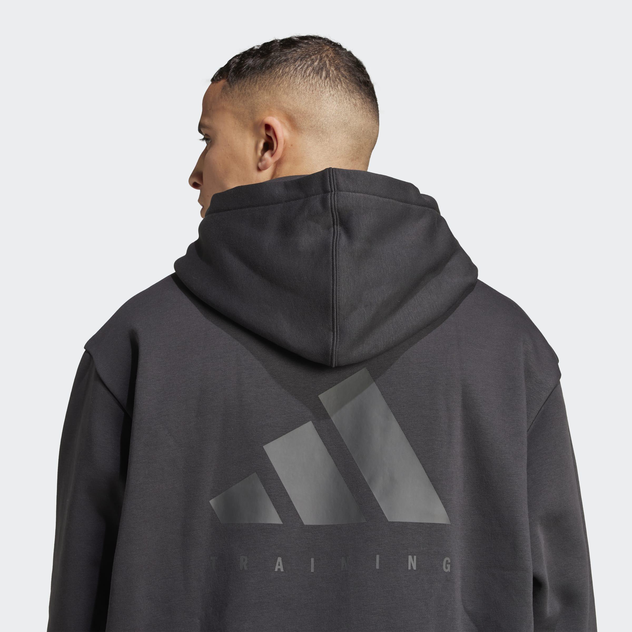 Power Oversize Hoodie, Black, A701_ONE, large image number 3