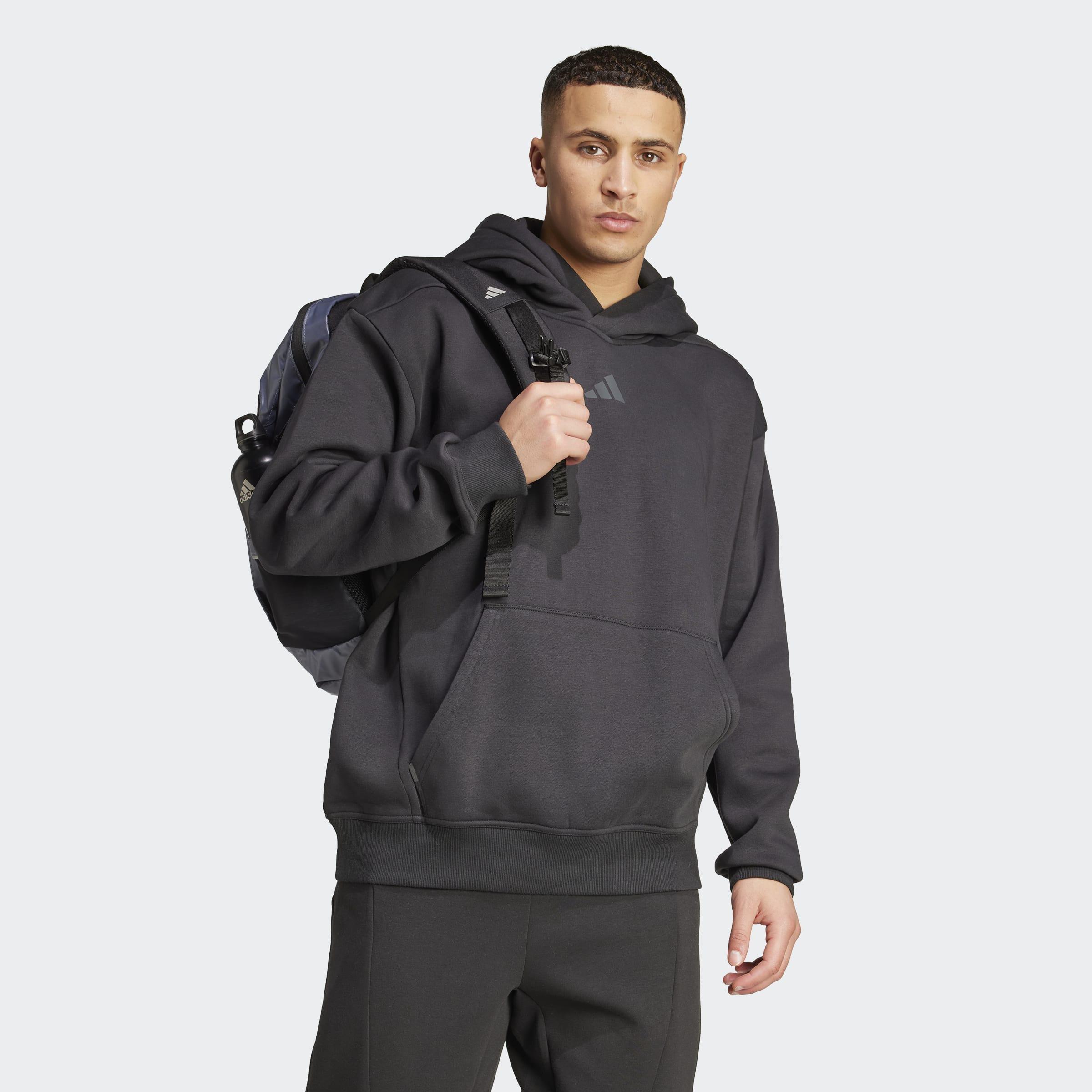 Power Oversize Hoodie, Black, A701_ONE, large image number 4