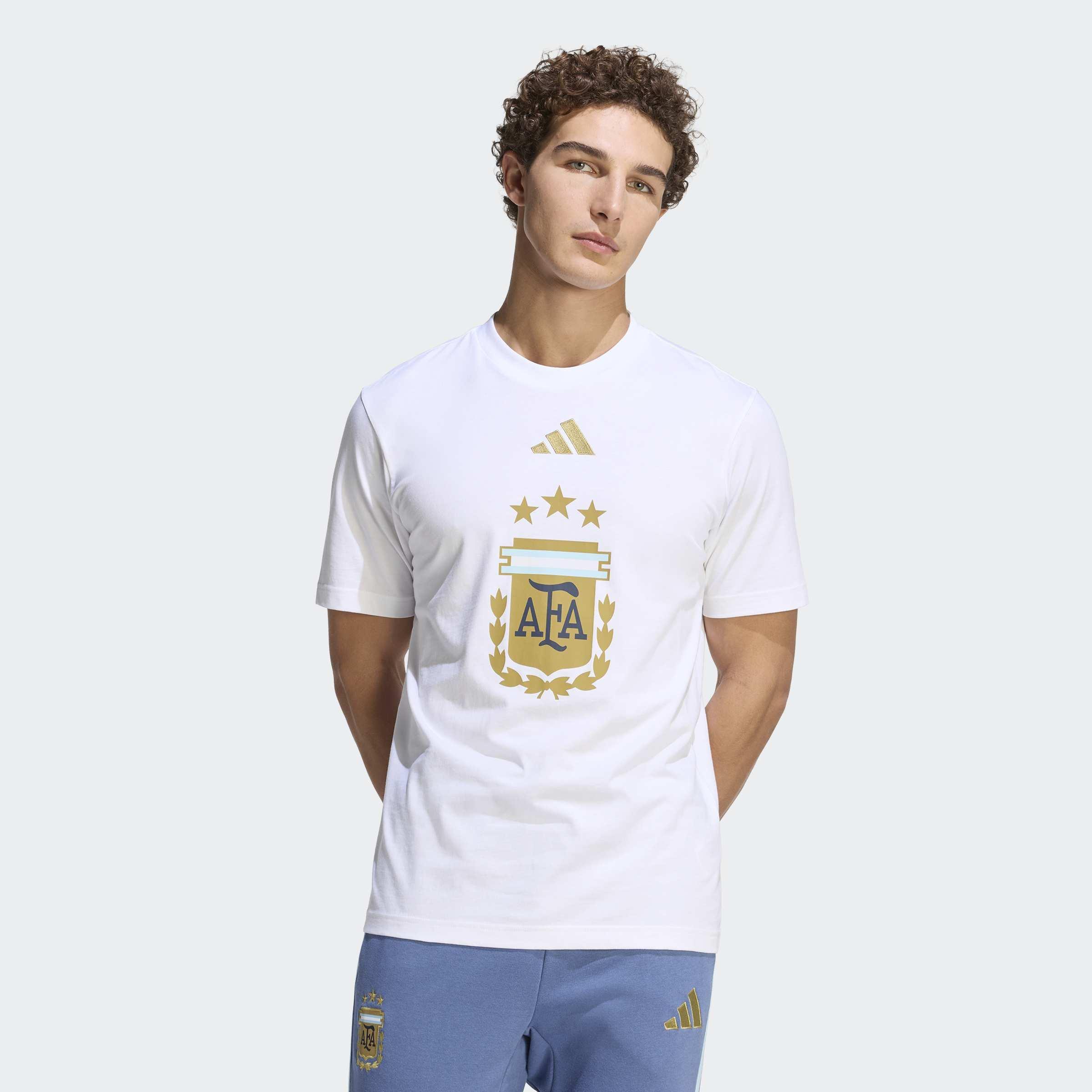 Argentina DNA Graphic T-Shirt, White, A701_ONE, large image number 5