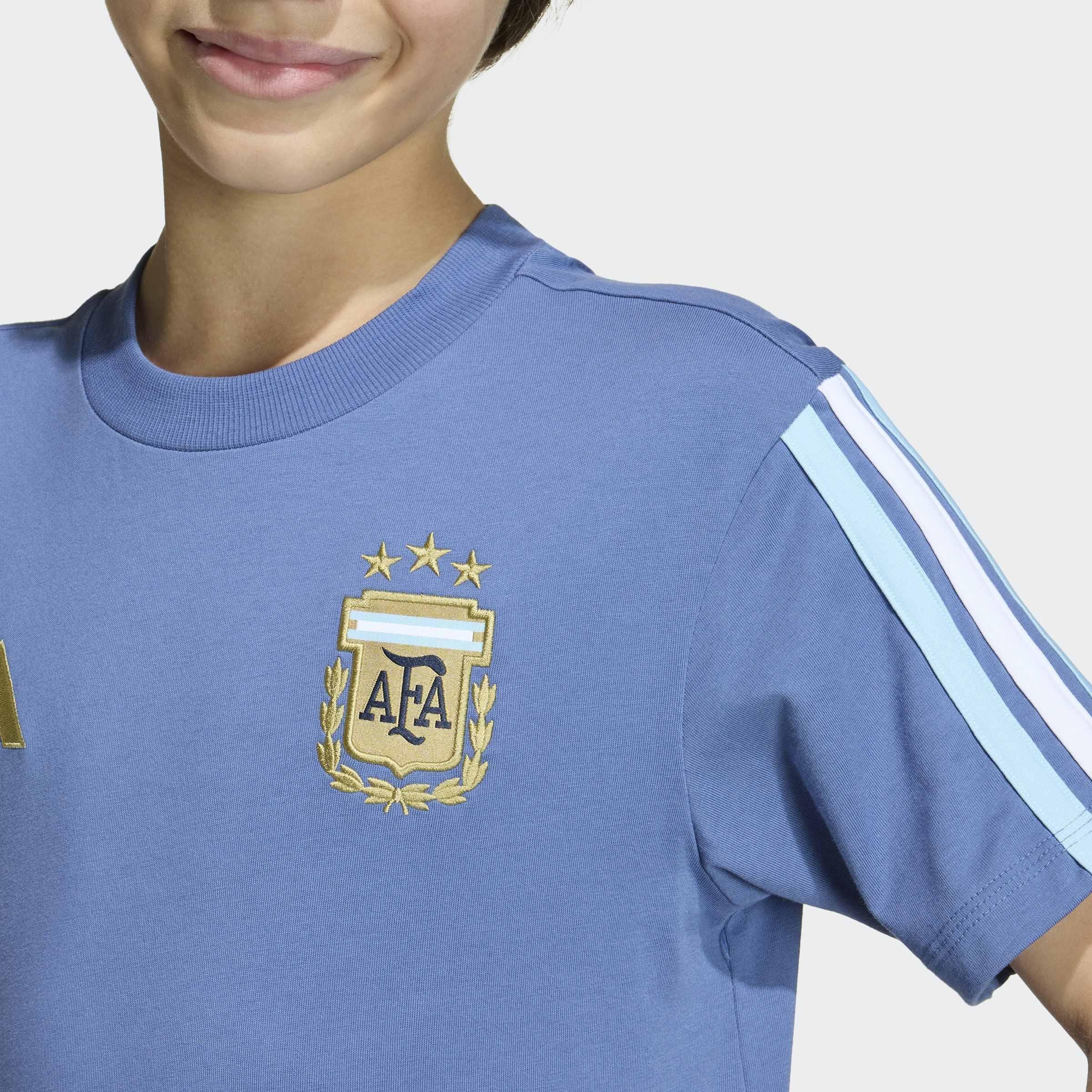 Kids Unisex Argentina DNA T-Shirt, Blue, A701_ONE, large image number 4