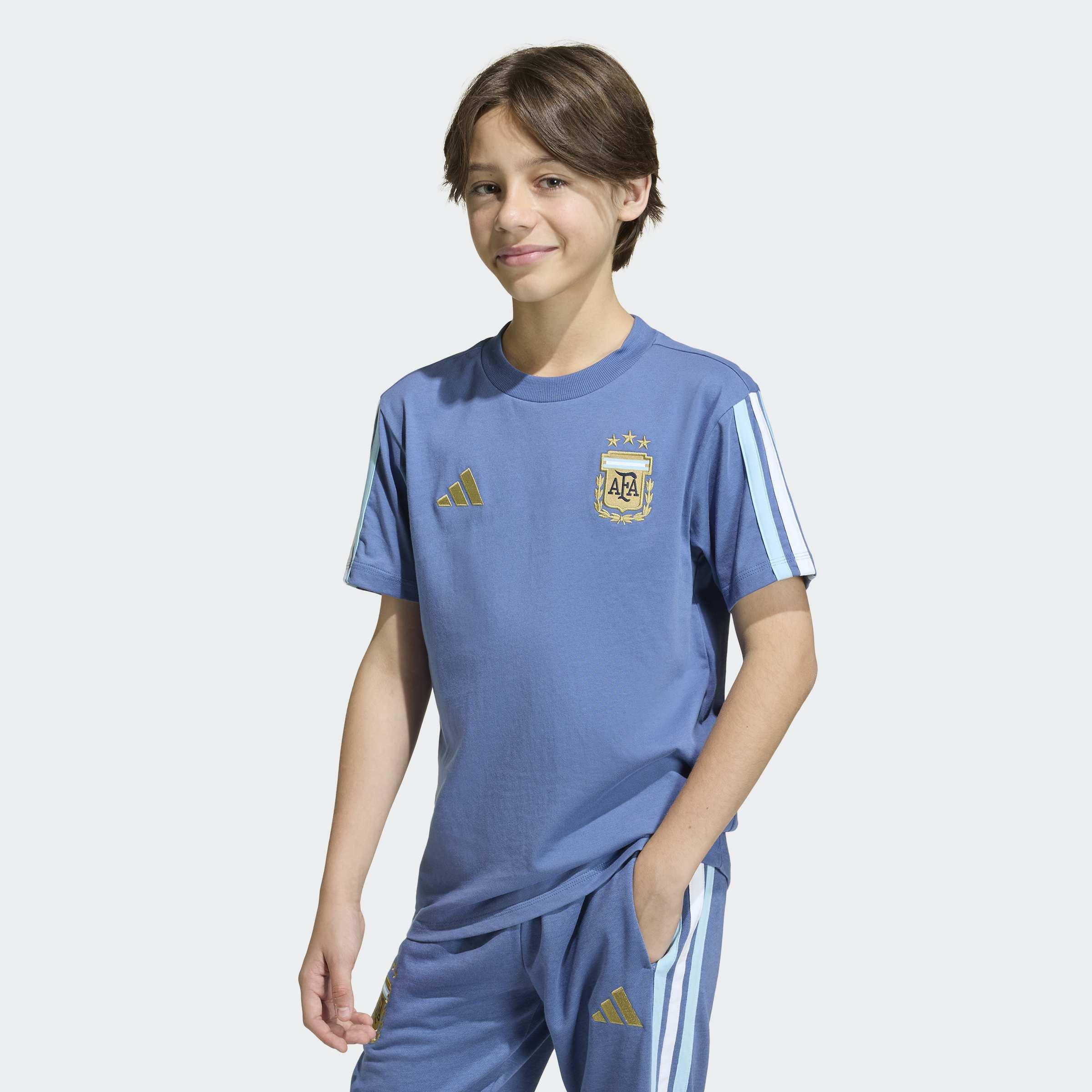 Kids Unisex Argentina DNA T-Shirt, Blue, A701_ONE, large image number 5