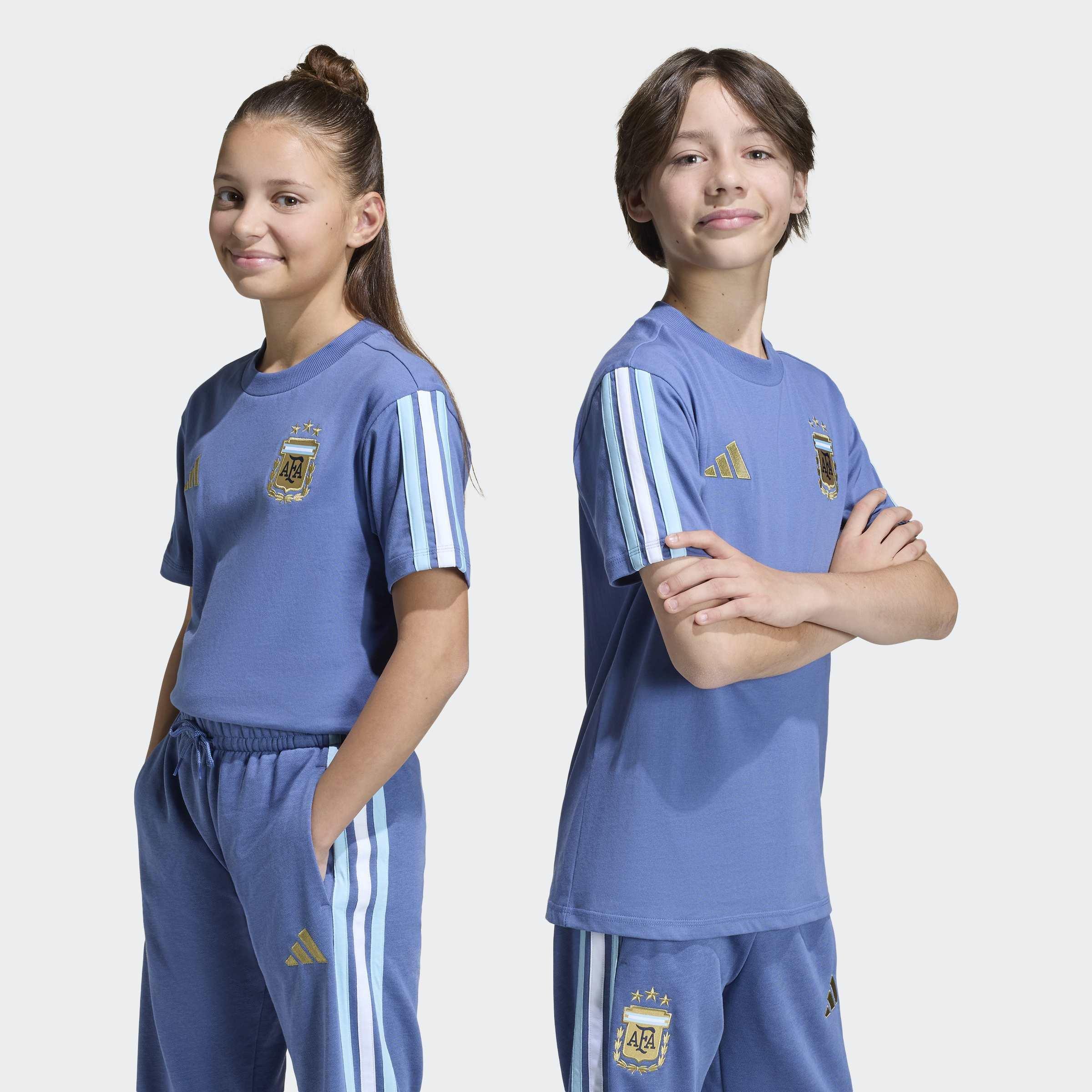 Kids Unisex Argentina DNA T-Shirt, Blue, A701_ONE, large image number 7