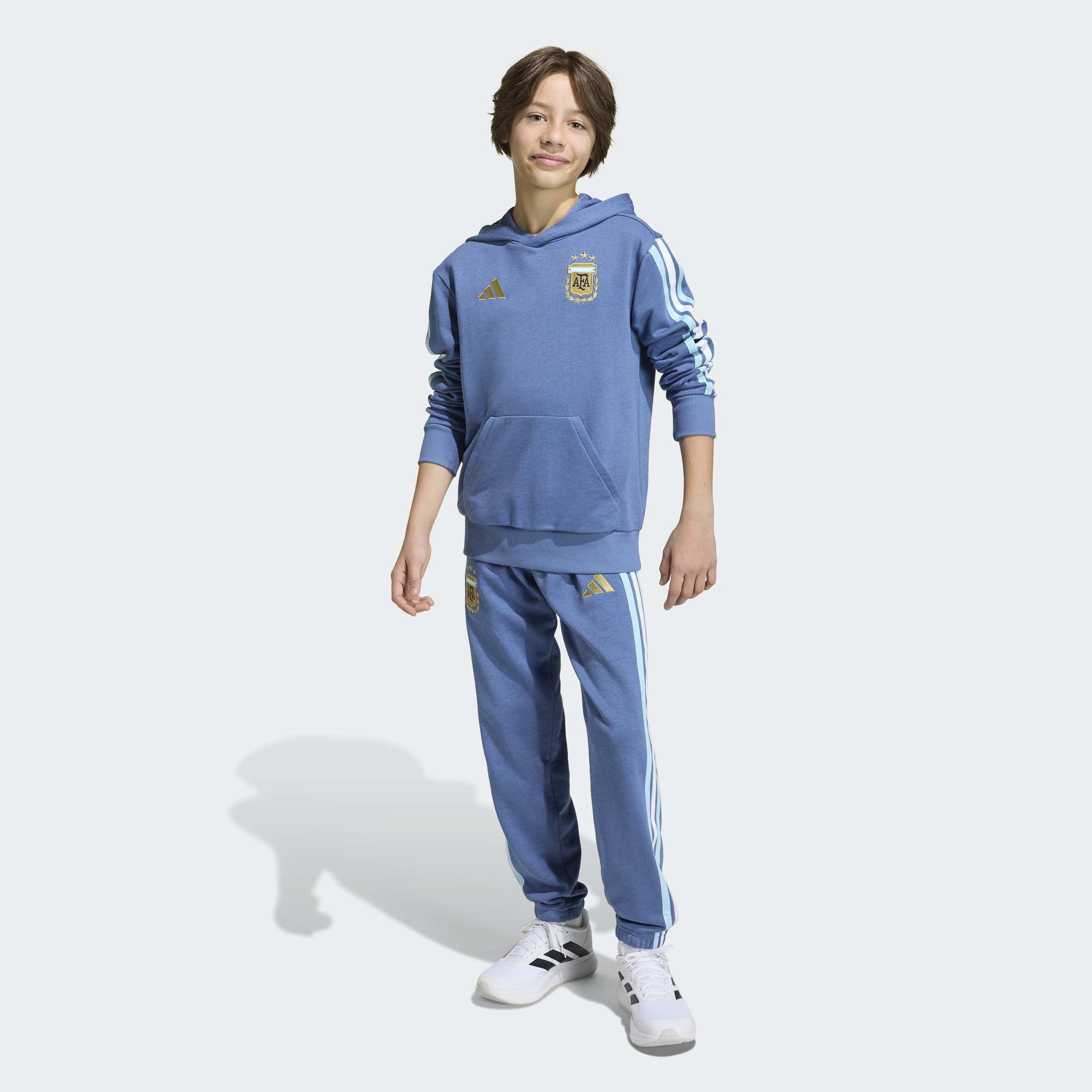 Kids Unisex Argentina DNA Hoodie, Blue, A701_ONE, large image number 6