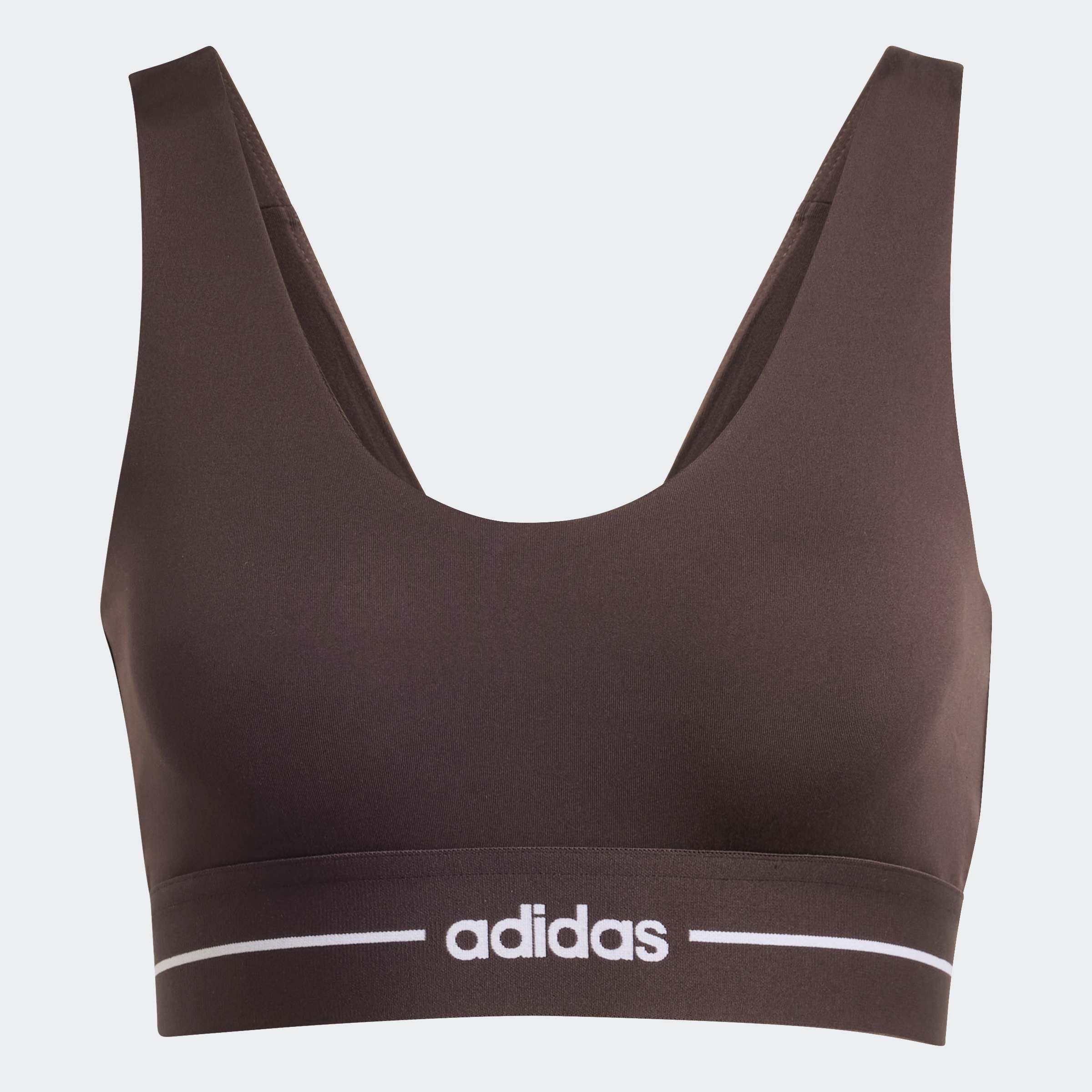 Hyperglam Light Support Bra, Brown, A701_ONE, large image number 0