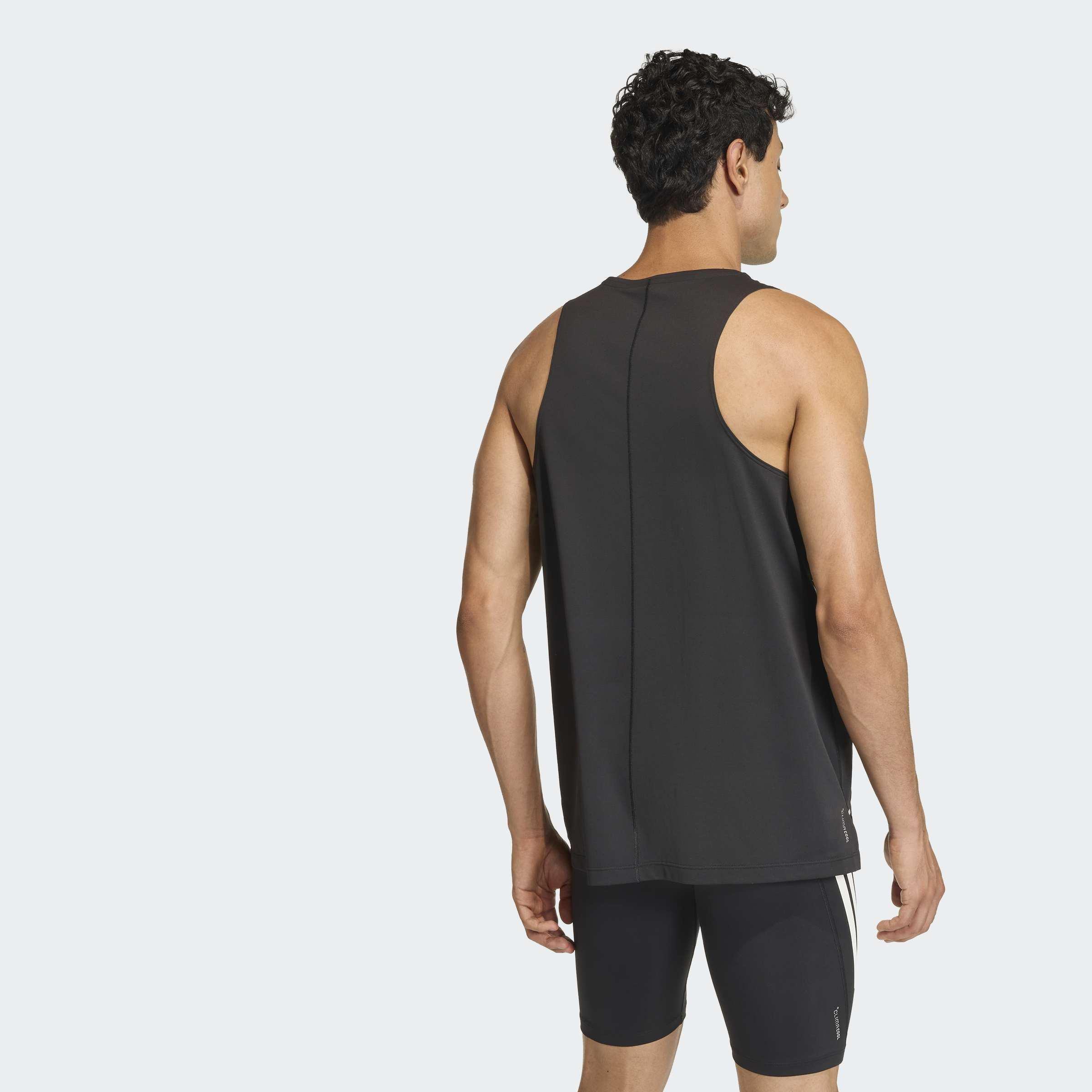 adi365 CLIMACOOL running tank top, Black, A701_ONE, medium